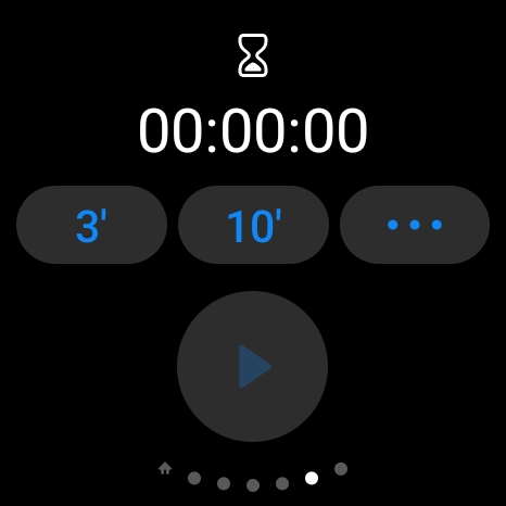サブディスプレイの機能にはタイマーや天気予報などが表示される