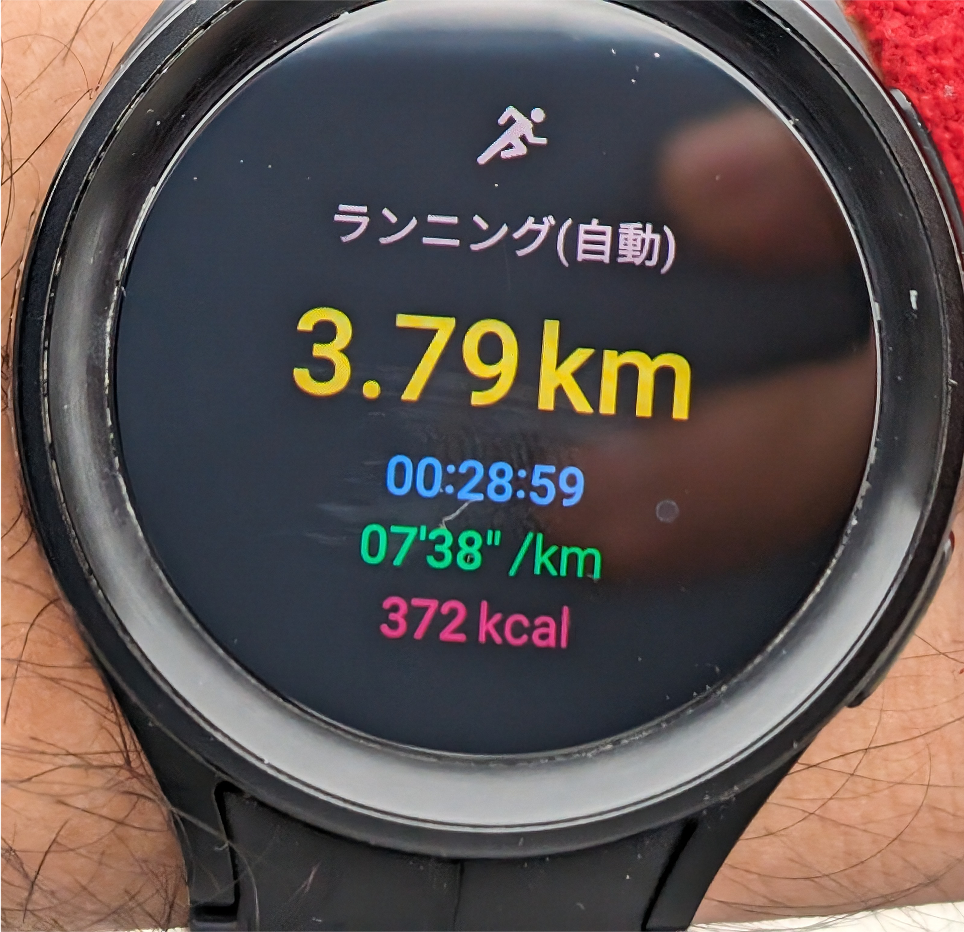 大会直前の練習、4kmにも届かずリタイアした