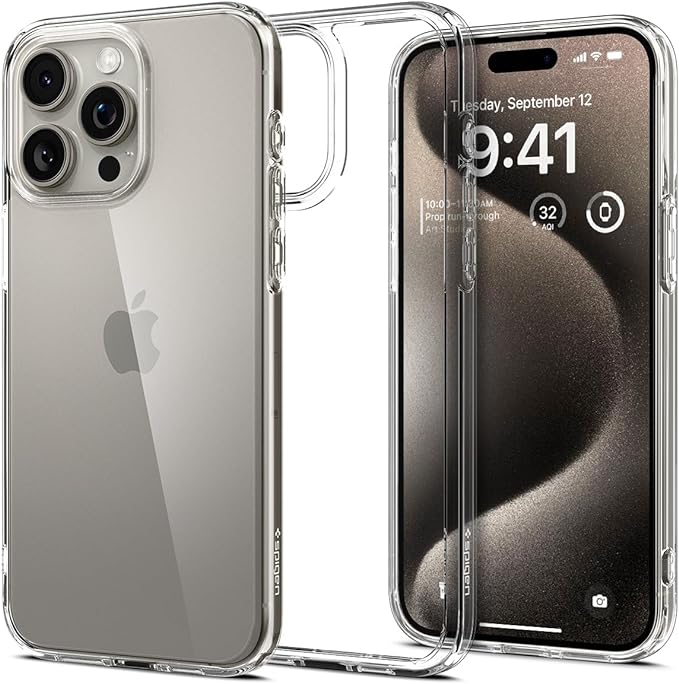Spigen　iPhone 15 Proクリアケース