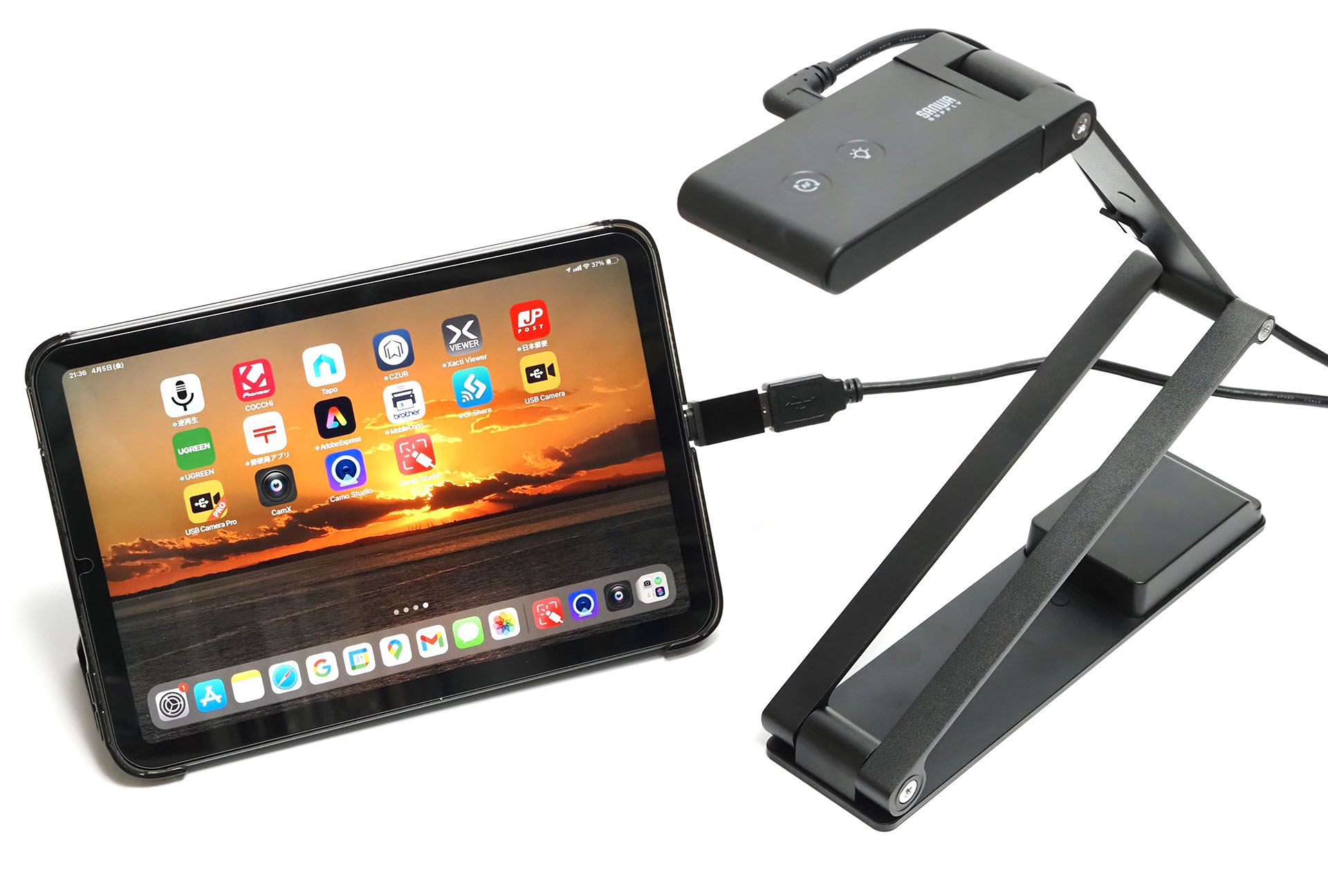 USB接続するじゃないですかぁ〜♪