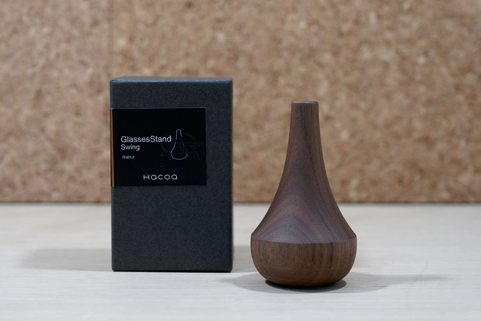 GlassesStand Swing（ウォールナット）