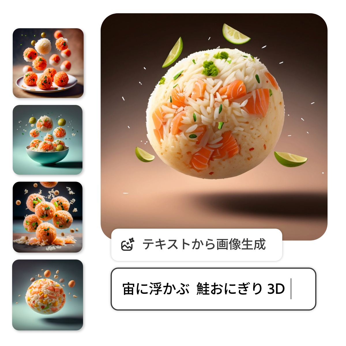 「テキストから画像生成」機能