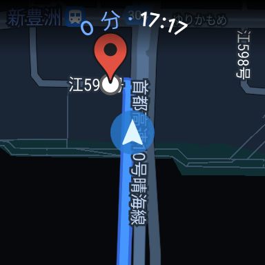 アップデートで地図でのナビがデフォルト表示に