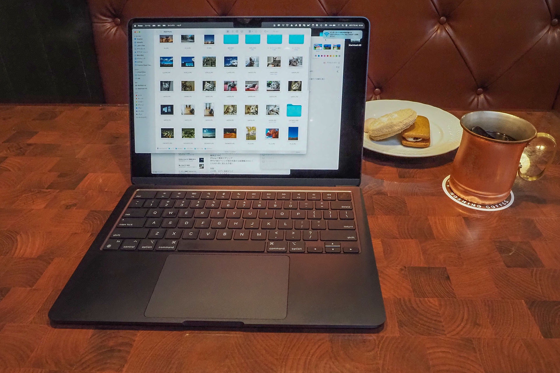 M3 MacBook Air 13インチを購入した喜びが継続中ゆえ、なかば無理矢理モバイルしたりしている。