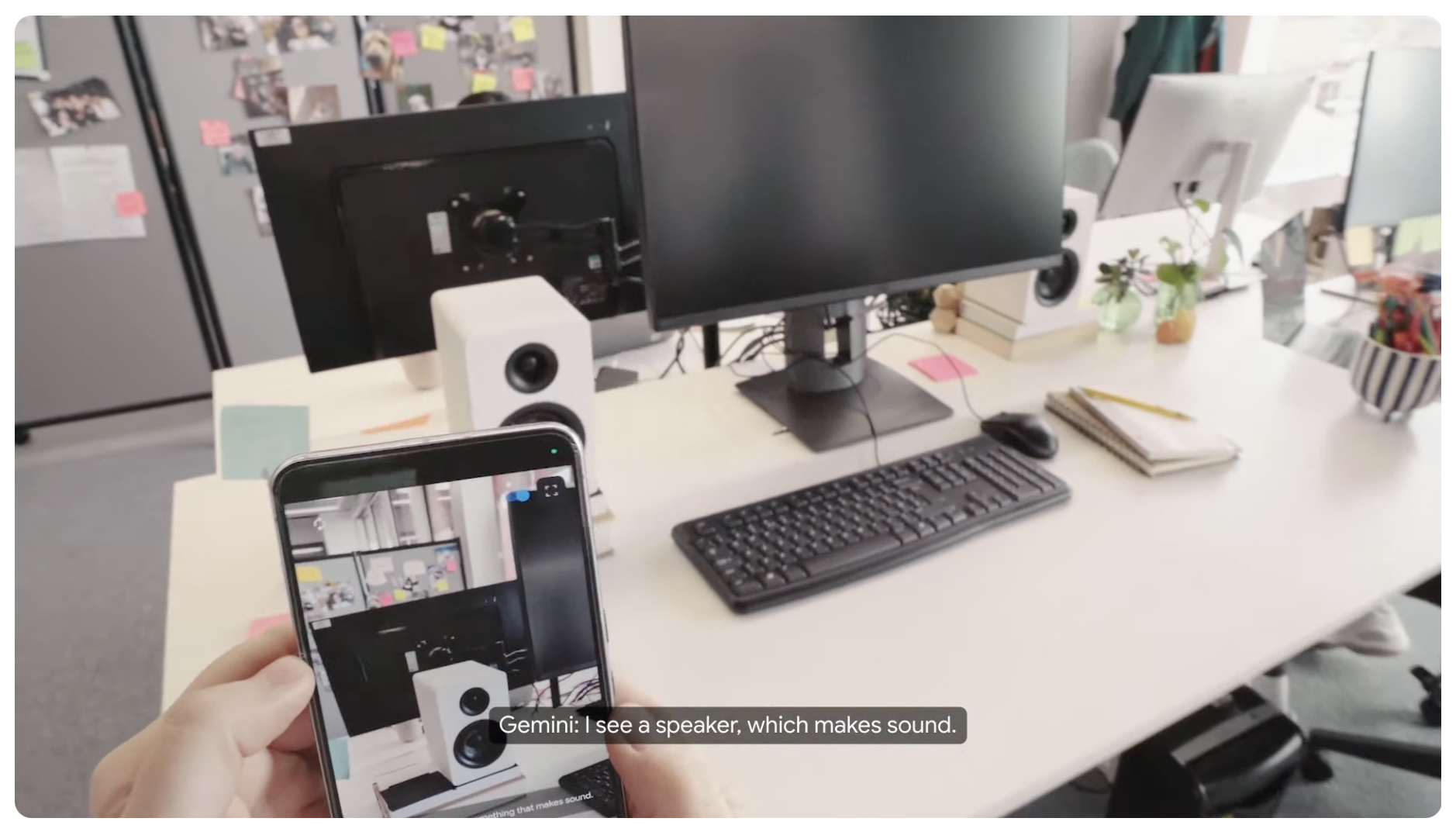 スピーカーを発見