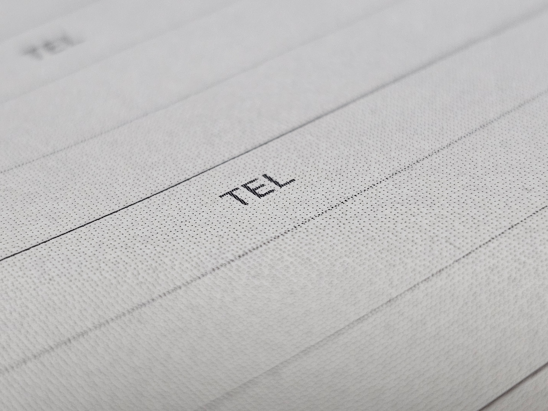 専用ノート「Nノート」に印刷してある独自パターン「Nコード」。1冊のノートの全ページで異なるパターンが印刷されているので、あるページに筆記中、別のページに書き始めたとしてもページ分けが可能