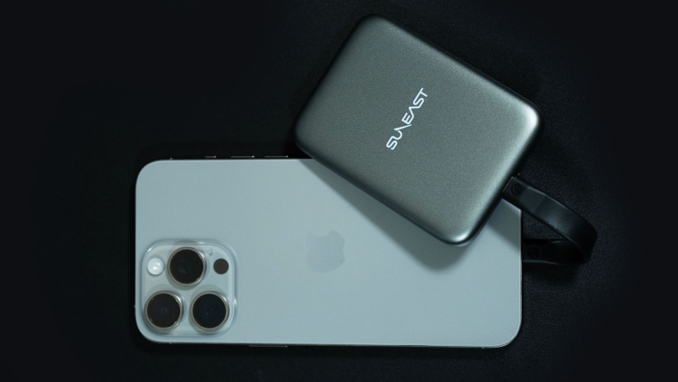 iPhoneにMagSafeでくっつく高速ポータブルSSD、SUNEASTから順次発売