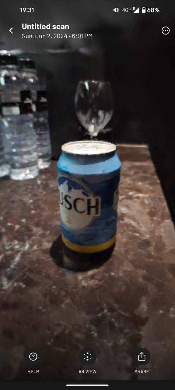 モデルが崩れるようなことなく、きれいに3D化された