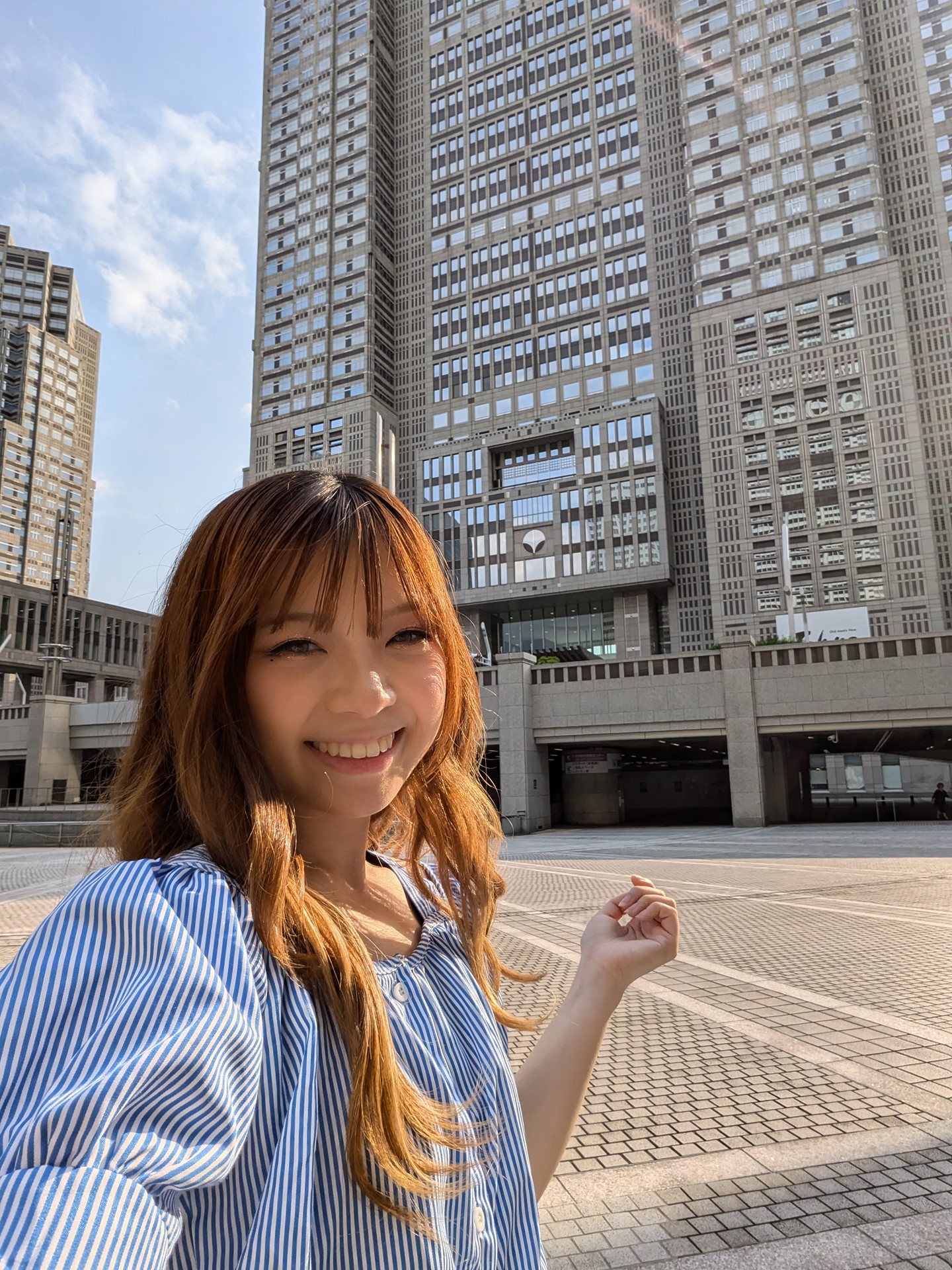 インカメラで撮影。インカメラは固定フォーカス対応だが、ポートレートでも撮影が可能