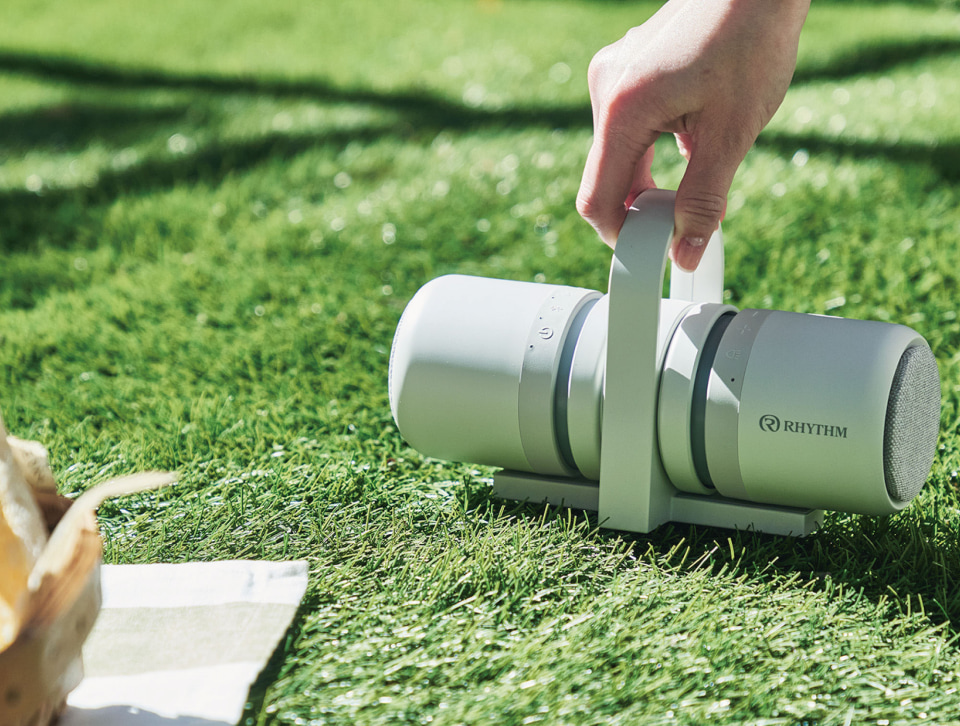 rhythm　防水　MAGSPEAKER DUO　ワイヤレススピーカー　新品 リズム、防水ポータブルシアタースピーカー「MAGSPEAKER DUO」を発売