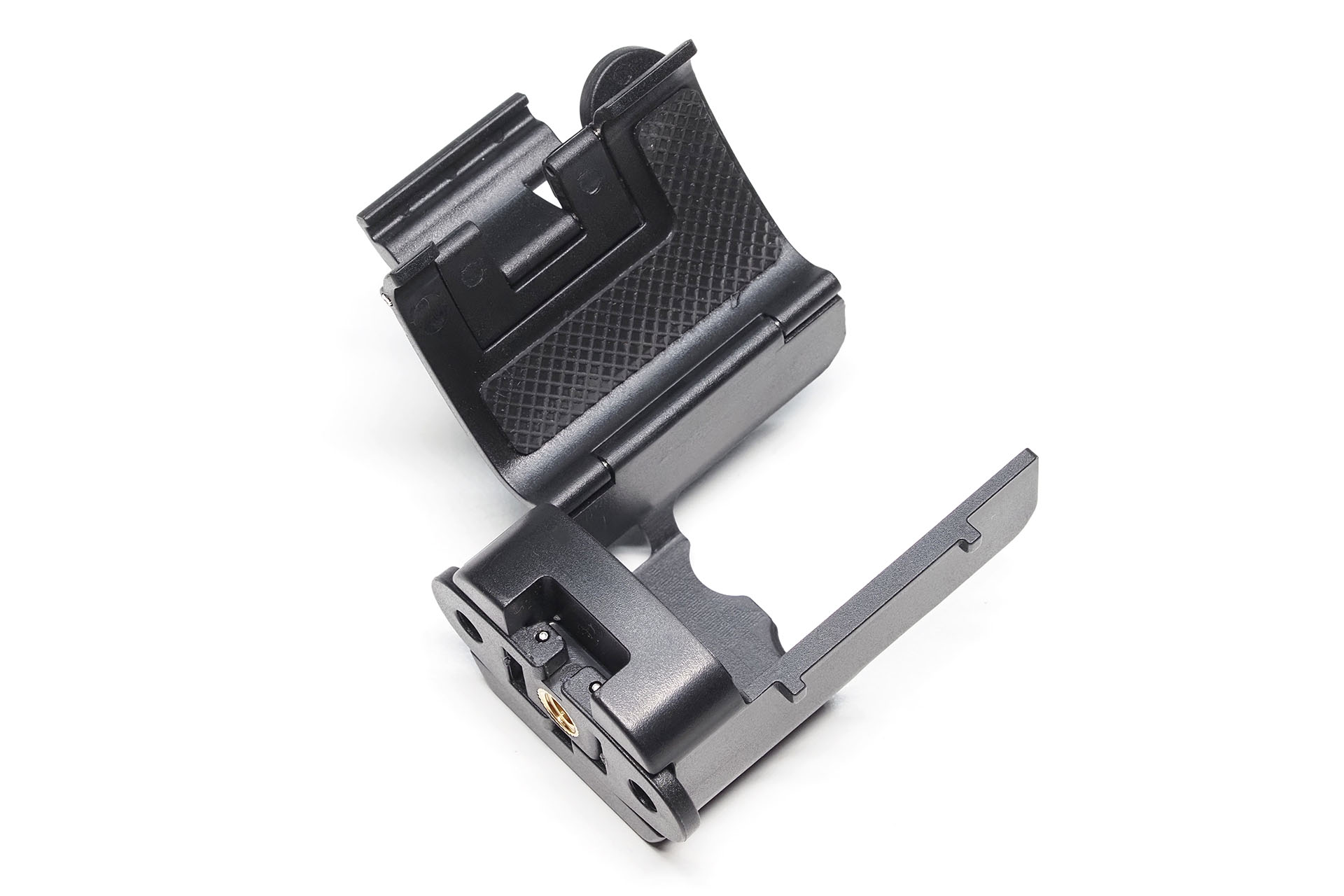 こんなふうに開口してOsmo Pocket 3が収めるしくみ。