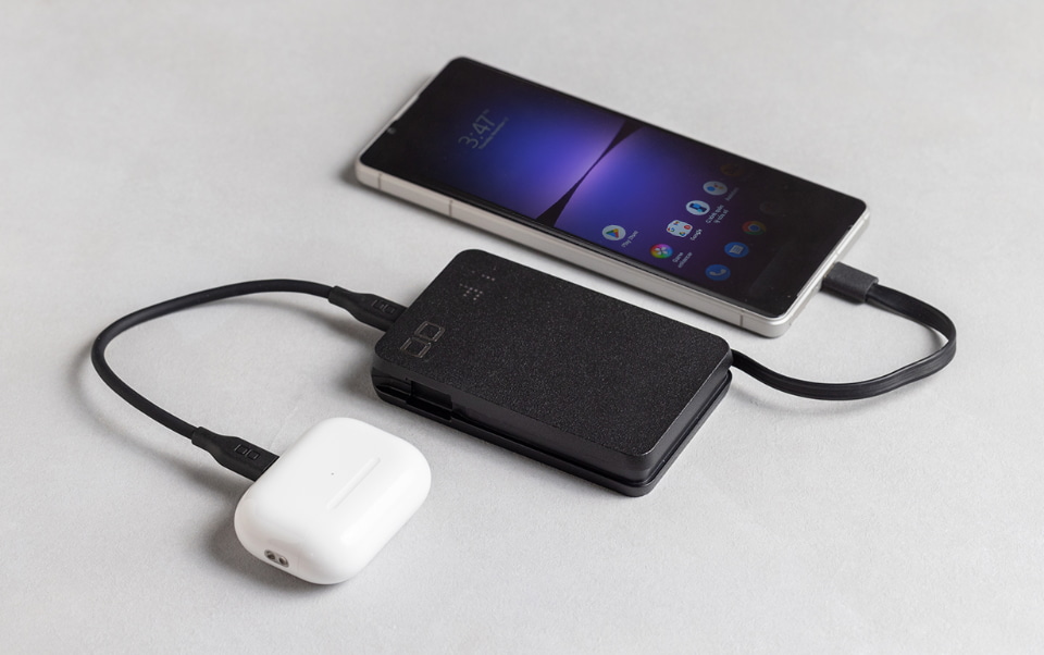 CIOからType-Cケーブル内蔵モバイルバッテリー「SMARTCOBY Pro SLIM