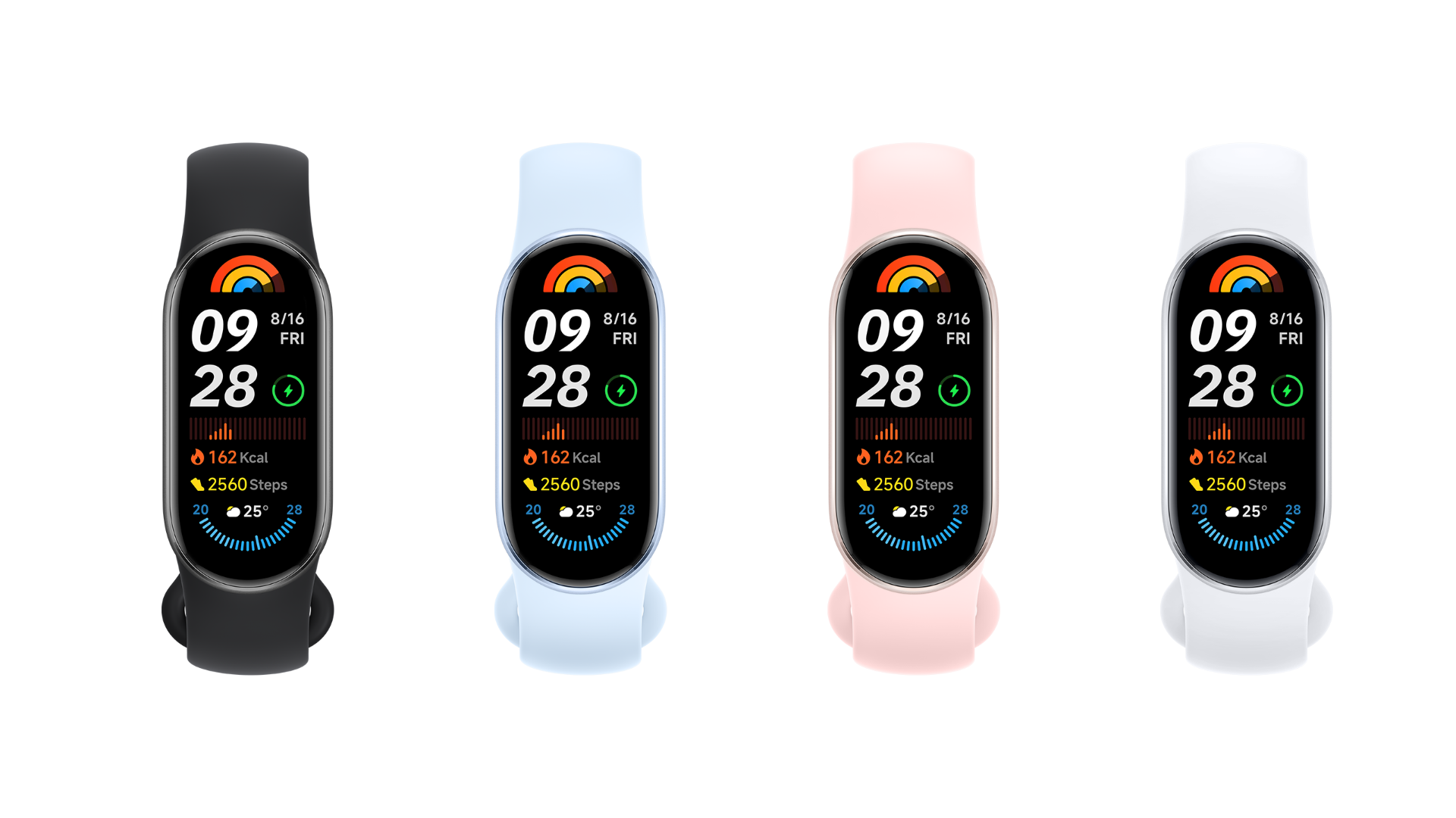 ミッドナイトブラックとアークティックブルー、ミスティックローズ、グレイシャーシルバーをラインアップ