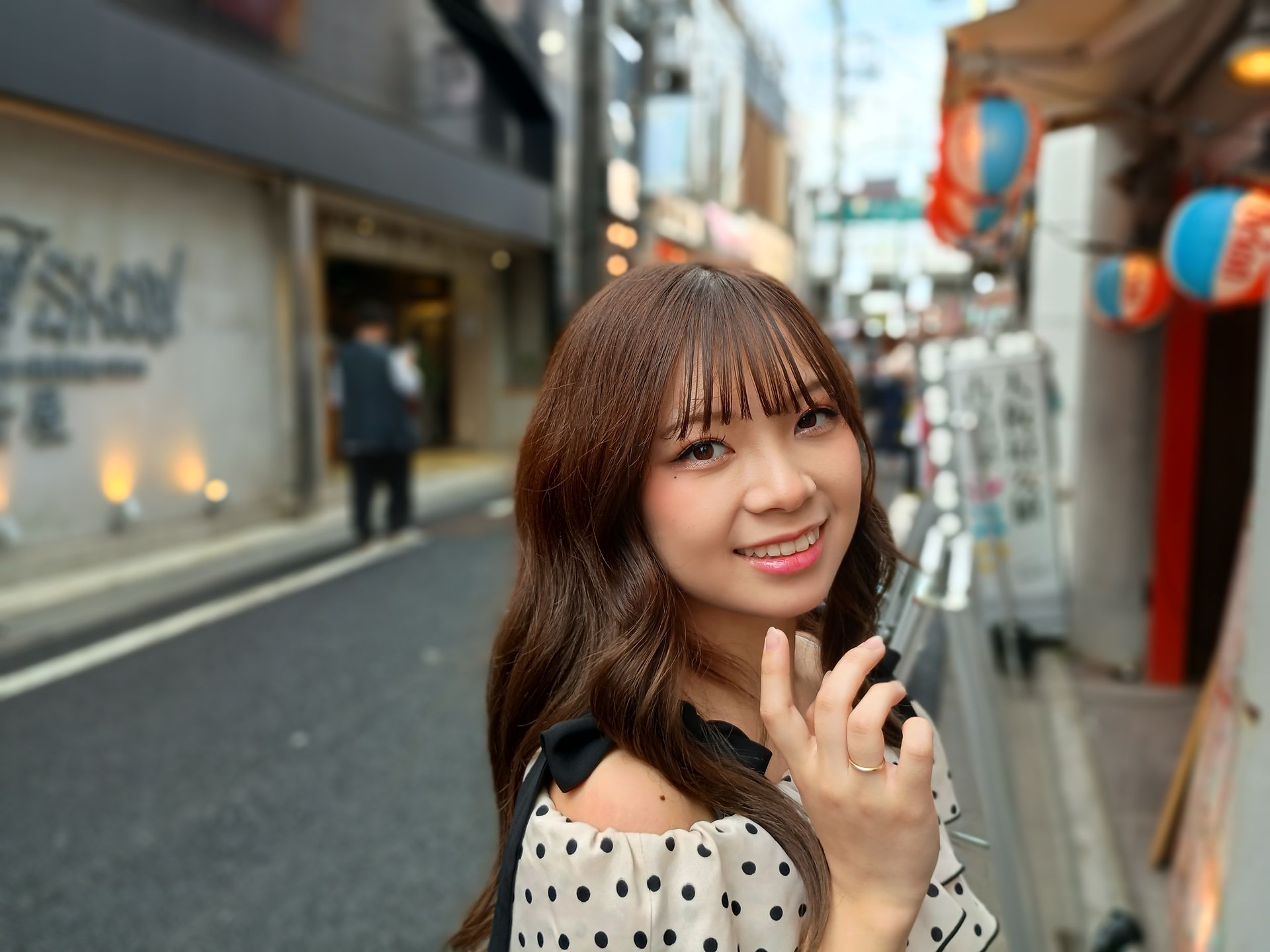 ポートレートで撮影。こうしたシーンでもGoogleフォトの「消しゴムマジック」で、背後の人物やオブジェクトを消せる