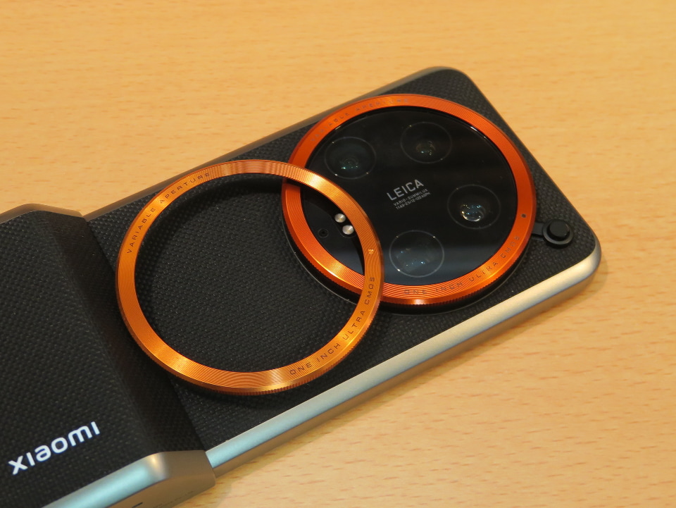 Xiaomi 14 Ultraのデコレーションリングなどをちょっとアレンジ