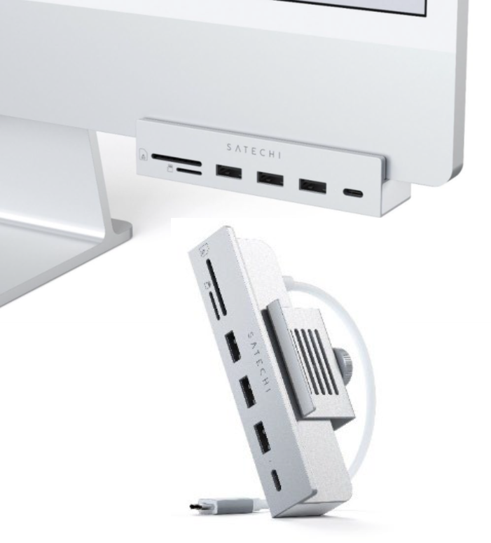 Satechi USB-C Clamp Hub for 24" iMac