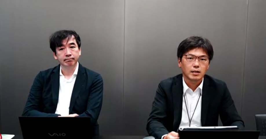 左：湯原氏、右：水野氏