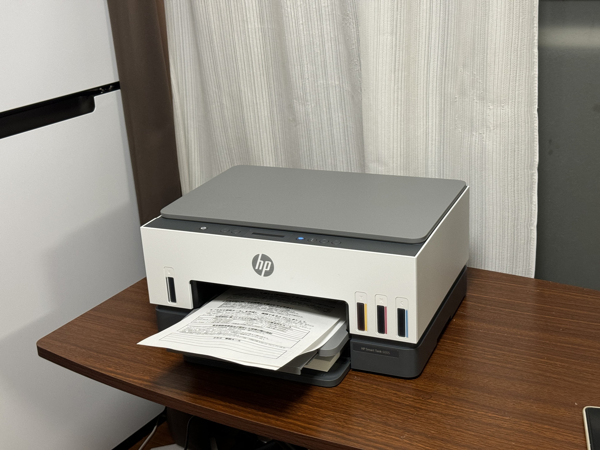 日本HP「HP Smart Tank 6005」（実勢価格3万7280円）