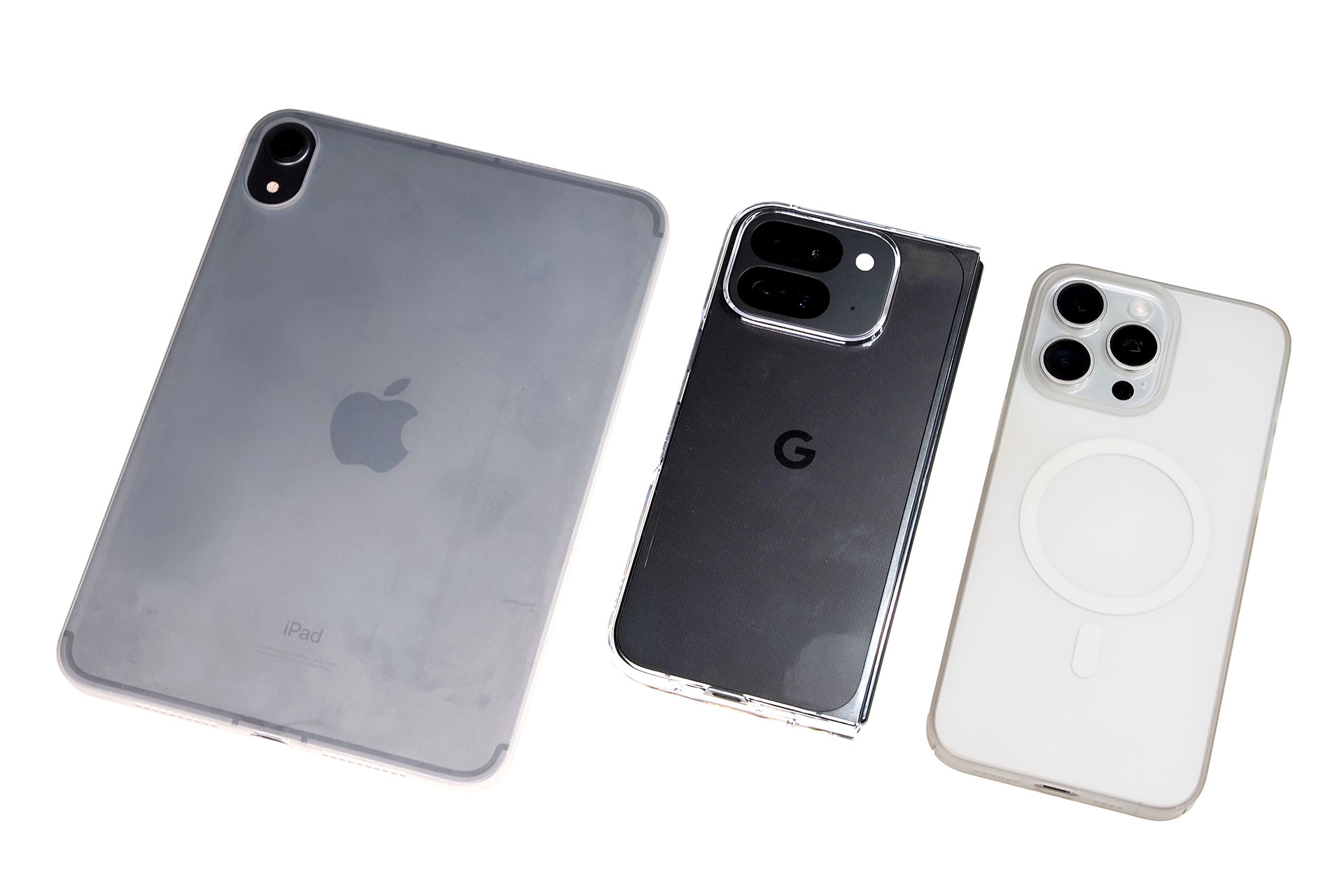 3台持ちでもそーんなに大荷物じゃないのが意外。しかも3台中2台は8インチタブレットなのだ。