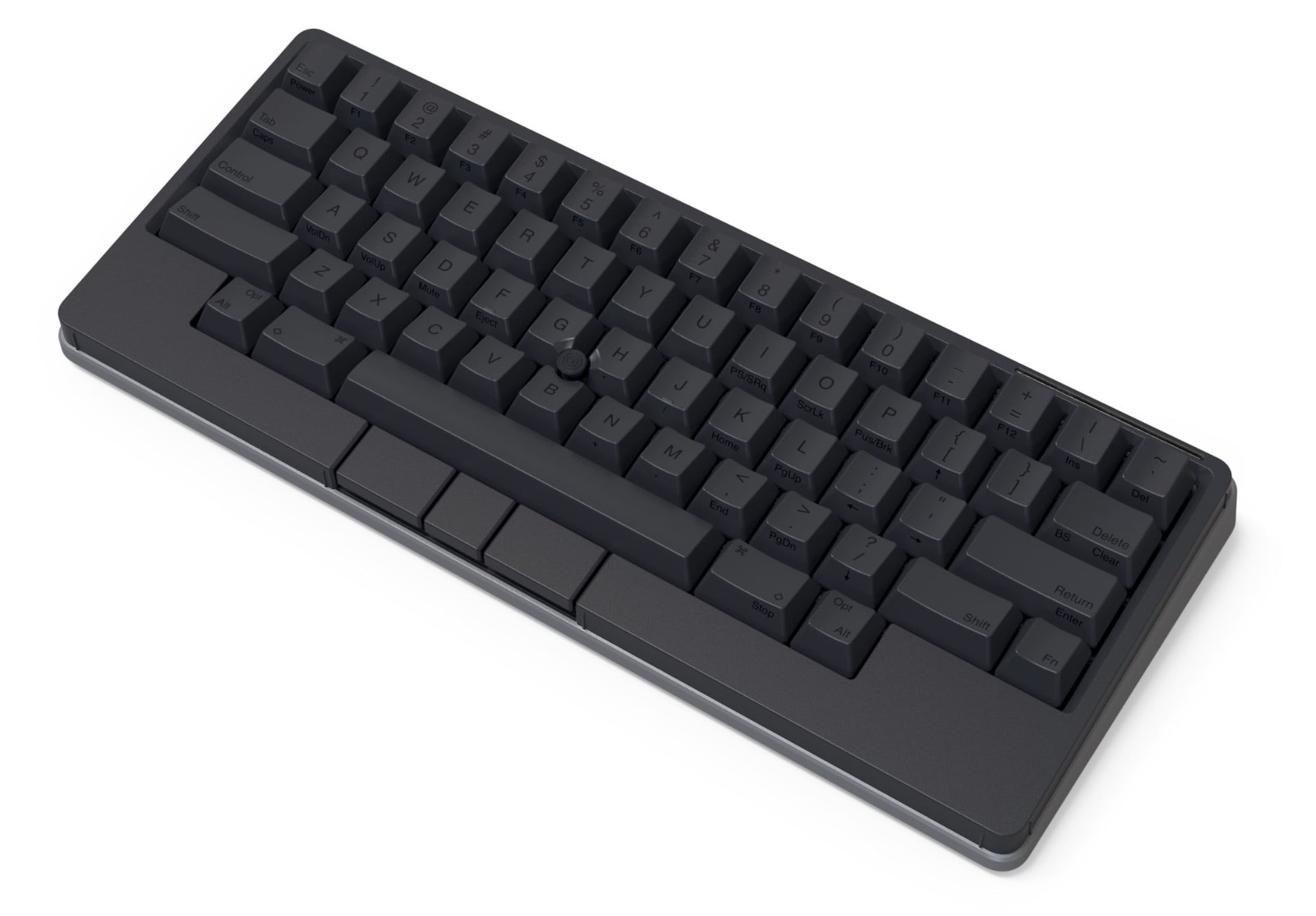 2023年10月25日にPFUから発売された「HHKB Studio」。新たにメカニカルキーを採用し、ジェスチャーパッドやトラックポイント的なポインディングデバイスを搭載した新機軸のHHKBとなっている。税込価格は4万4000円でPFU直販のみとなる。