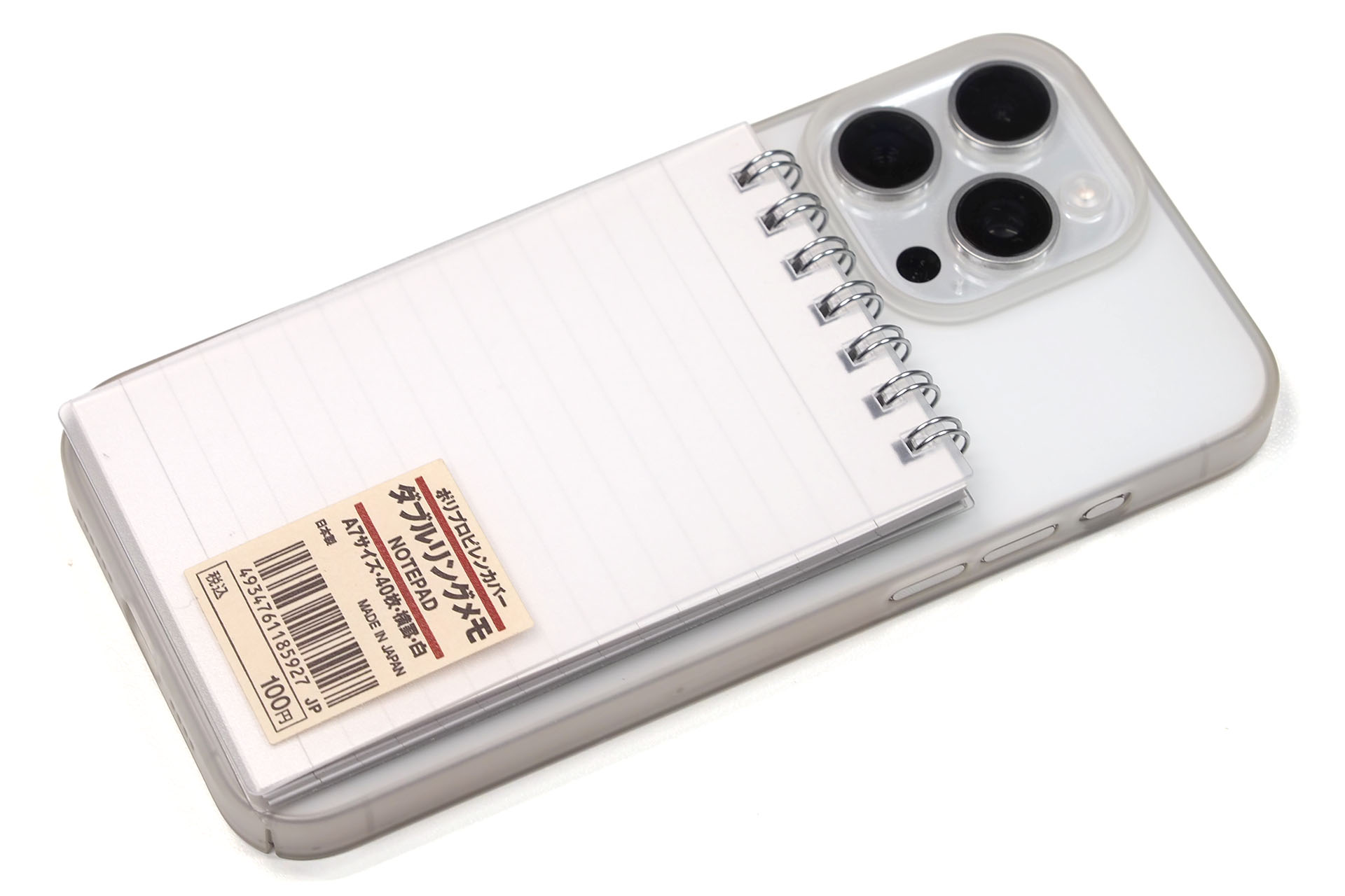 メモ帳がiPhoneにマグネット吸着した！