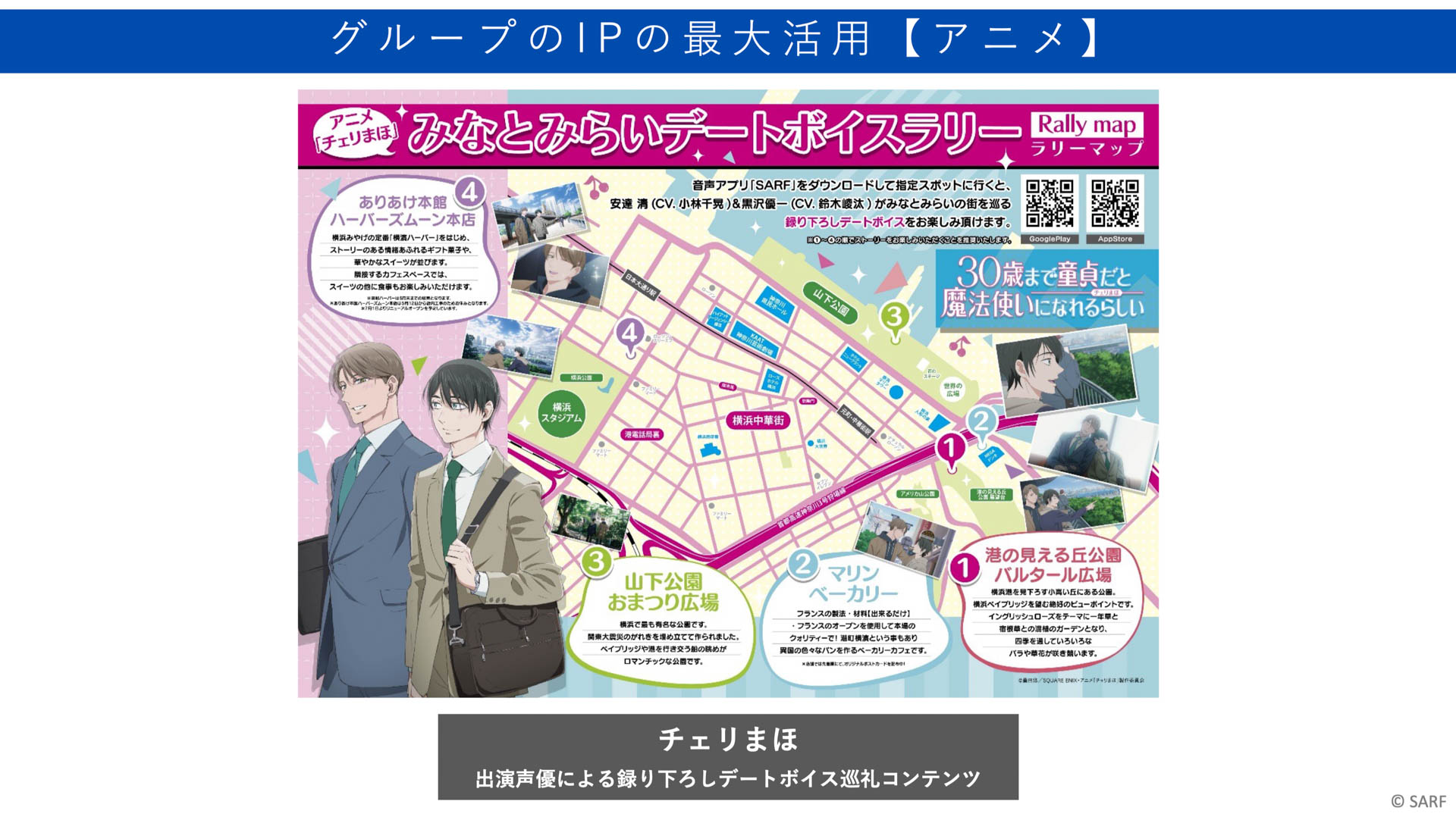 みなとみらいデート、というテーマのコンテンツ