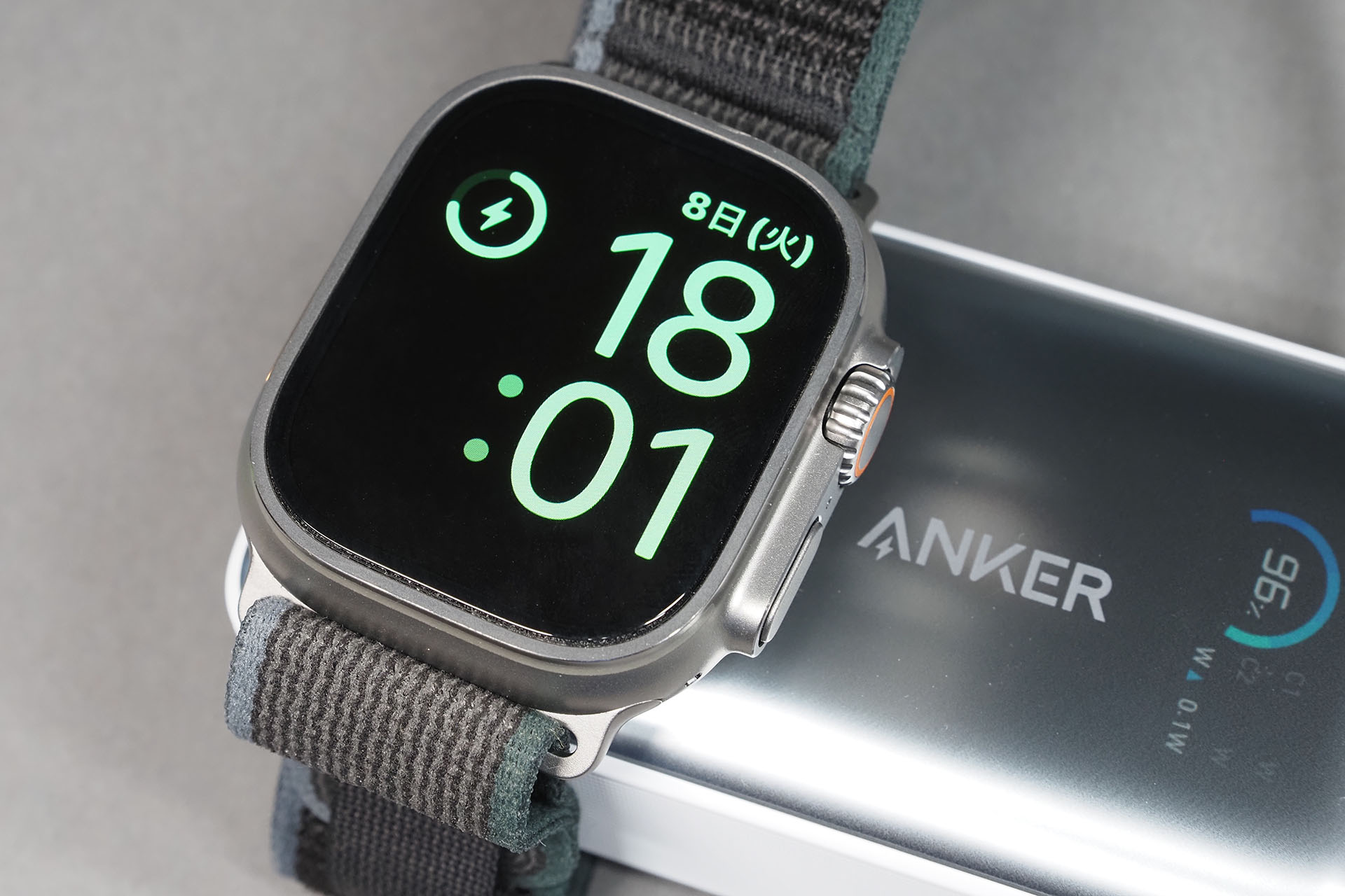 Apple Watchを急速充電できる。