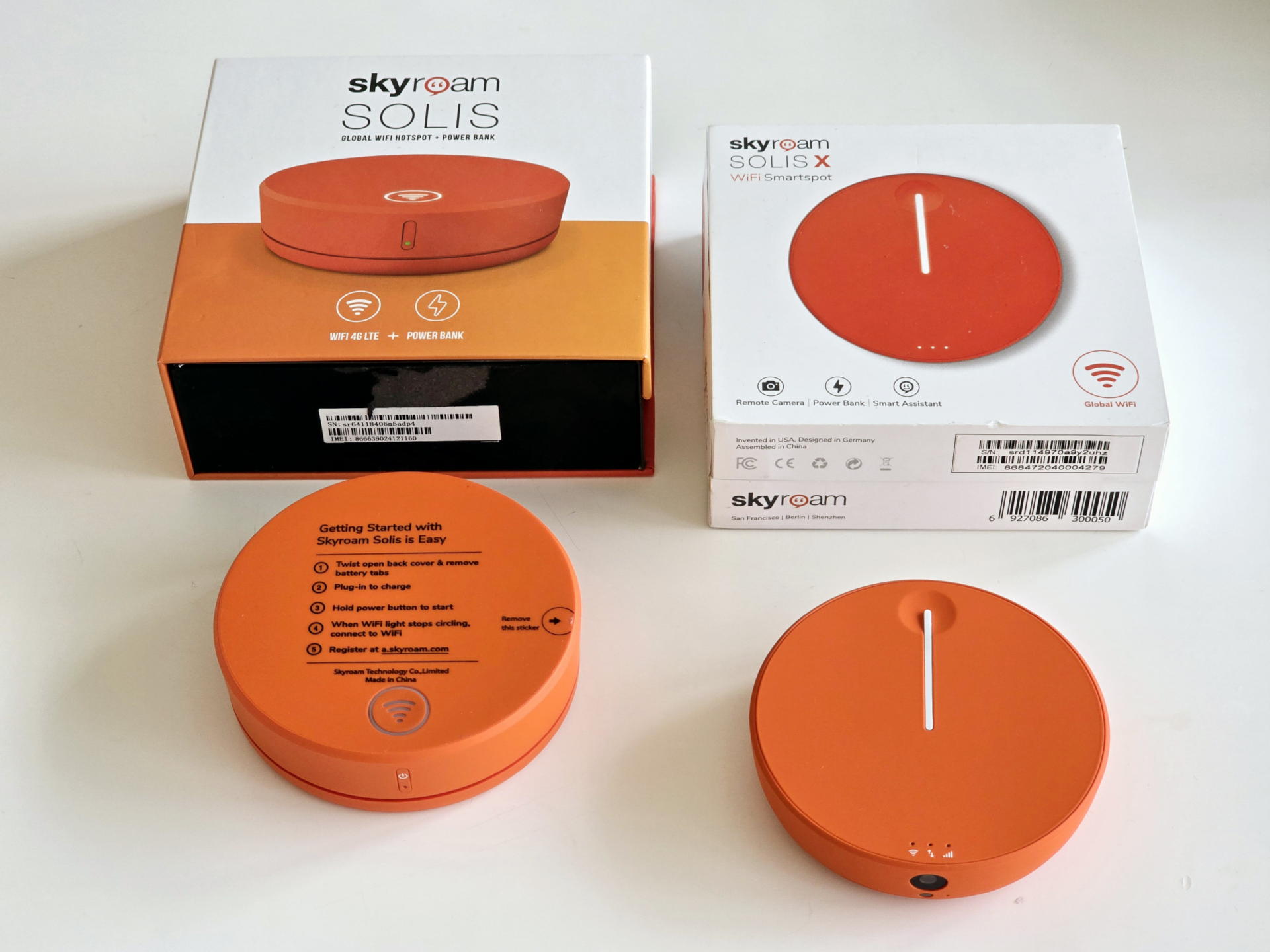 Skyroam Solis。クラウドSIM技術を採用しておりSIMカードを必要としない