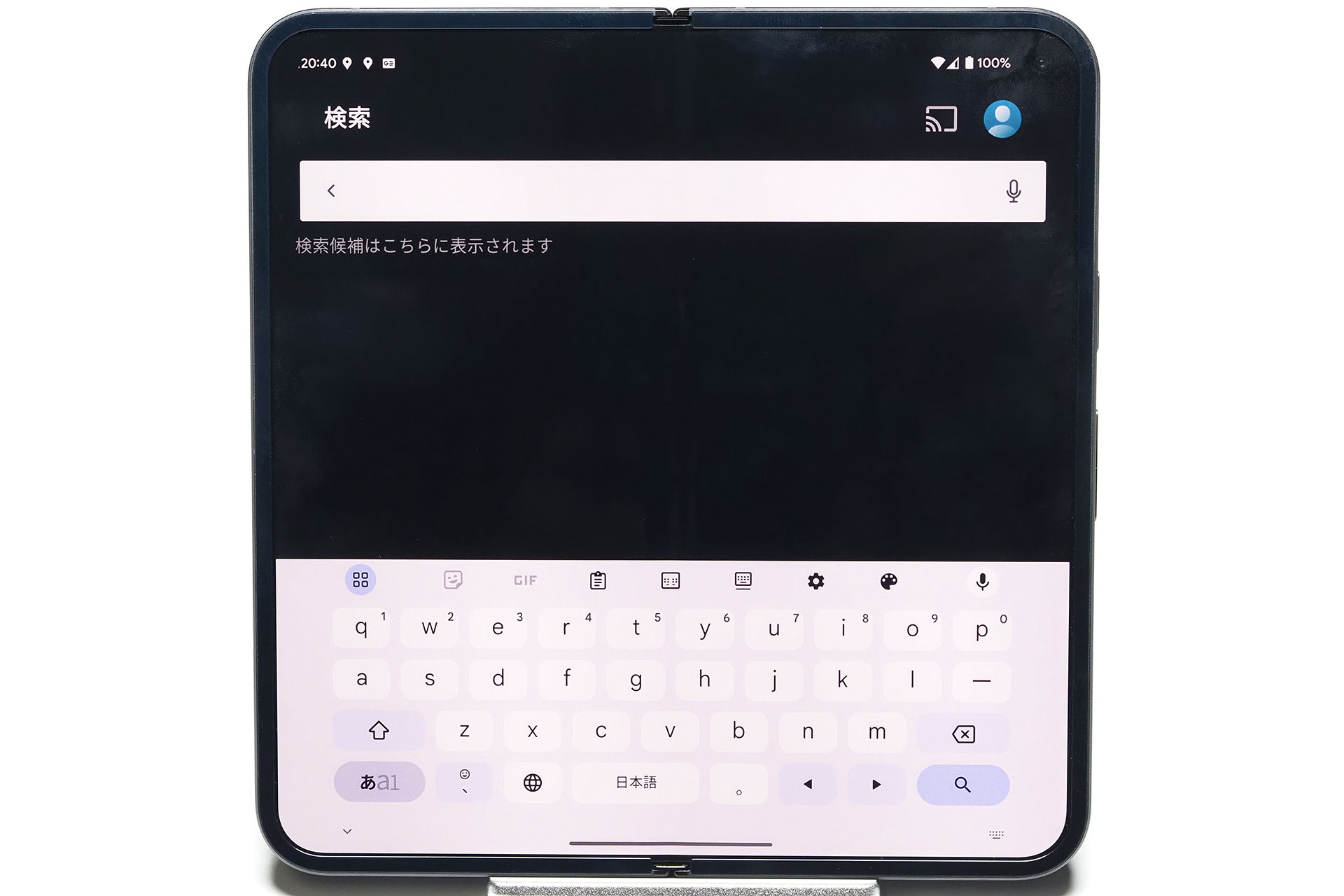ソフトウェアキーボードが大きいのが最高にイイ！