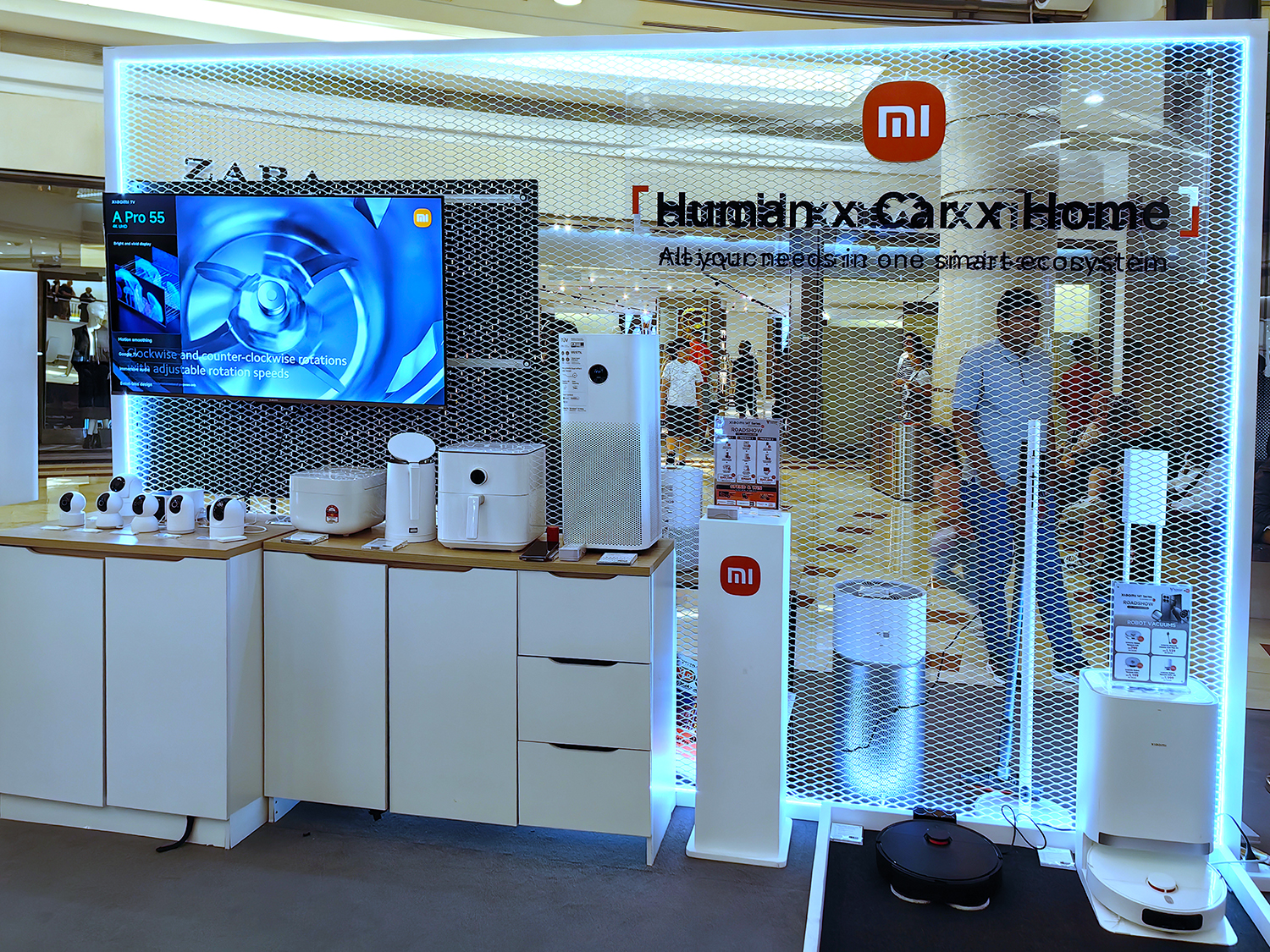 スマート家電も展示