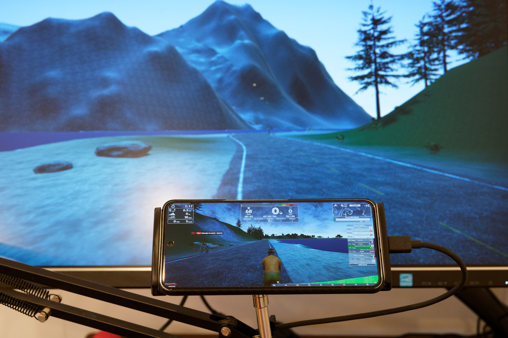 後方を表示するようにした