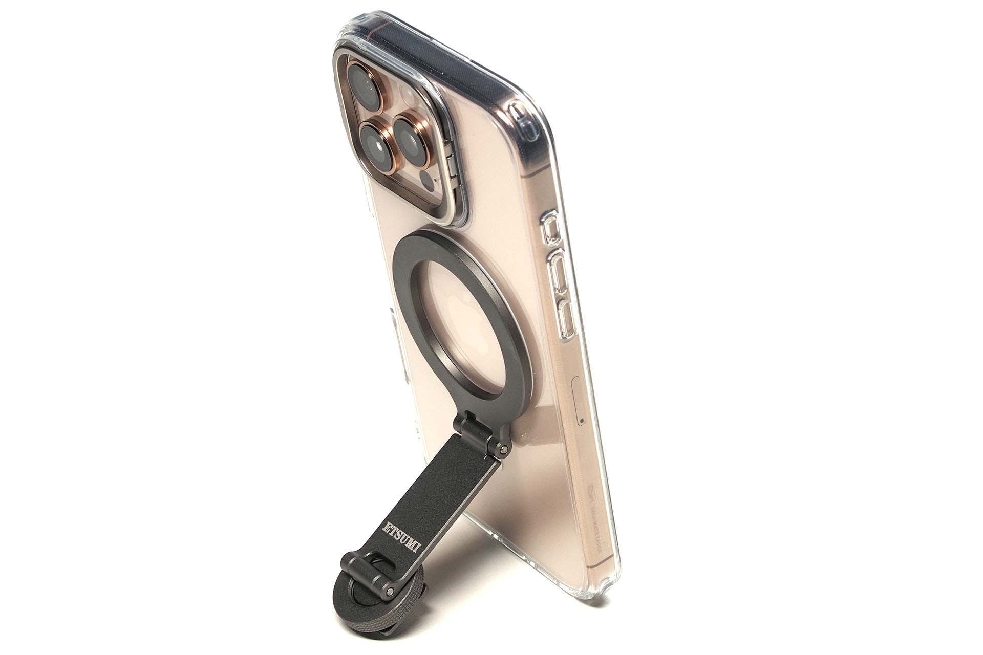 iPhoneスタンドにもなった！