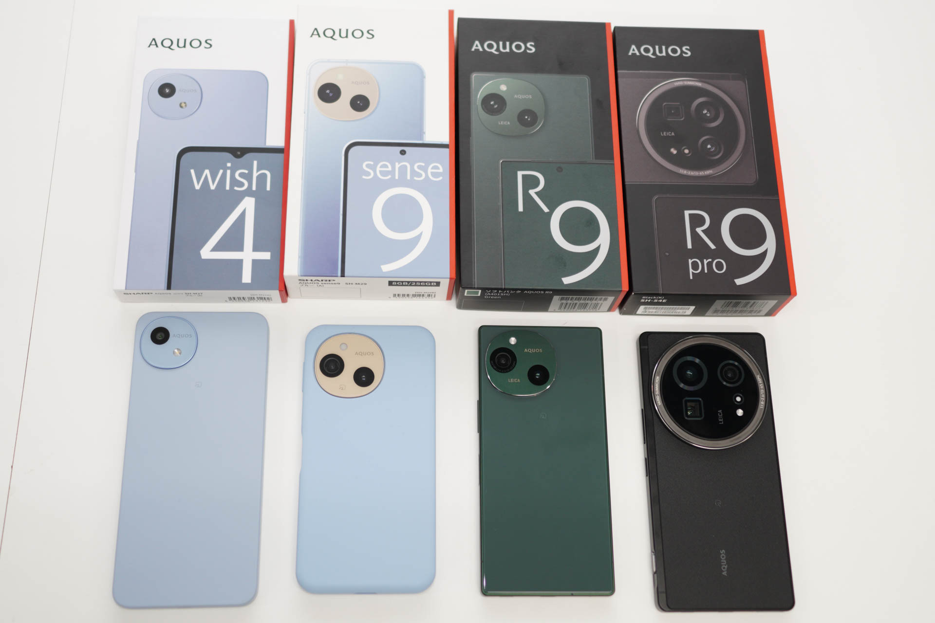 今年のAQUOSラインアップ