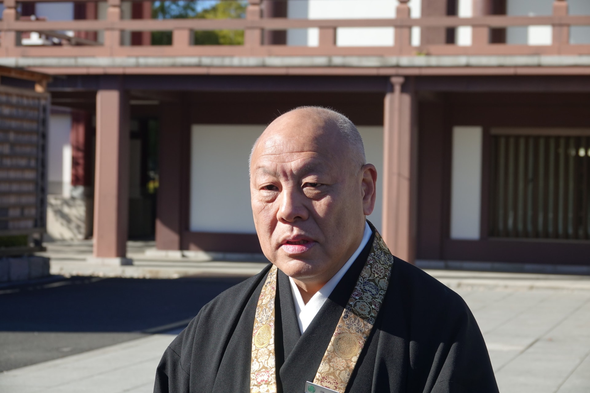 浄土宗大本山増上寺 参拝部部長の武智公英氏
