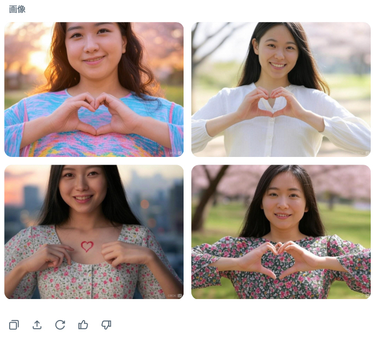 プロンプトでの年齢指定などを変えて生成。これも成功率高い！
