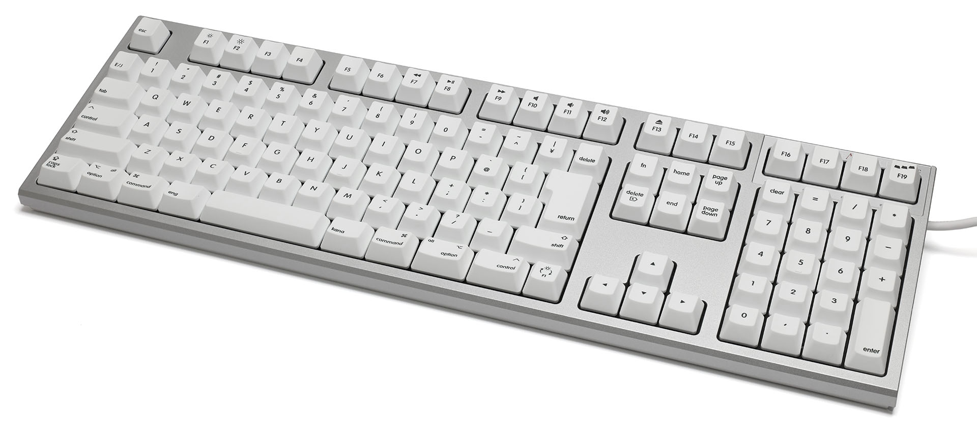 セールで値引きされていた「REALFORCE SA for MAC ホワイト 114キー日本語配列」（https://diatec.co.jp/shop/det.php?prod_c=4715）。USB接続のMac用REALFORCEキーボードだ。1万9800円のところ1万7800円になっていた。