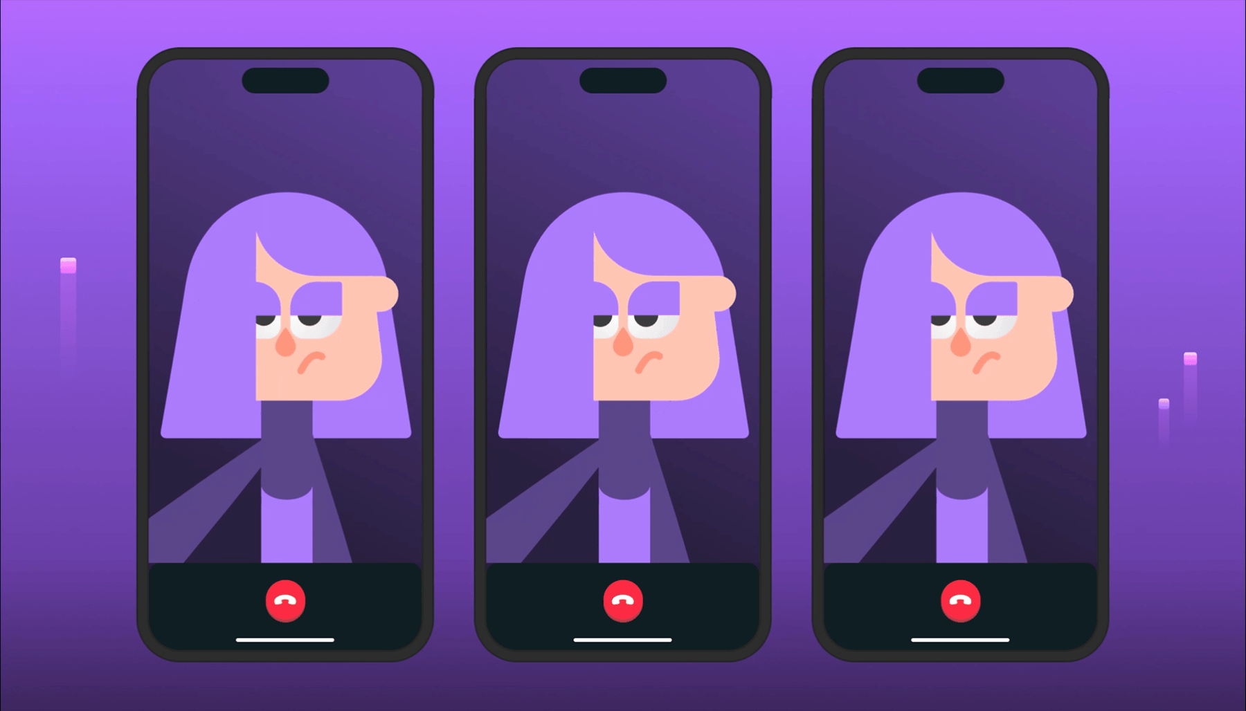 iOS版ではリリーの表情がより豊かに