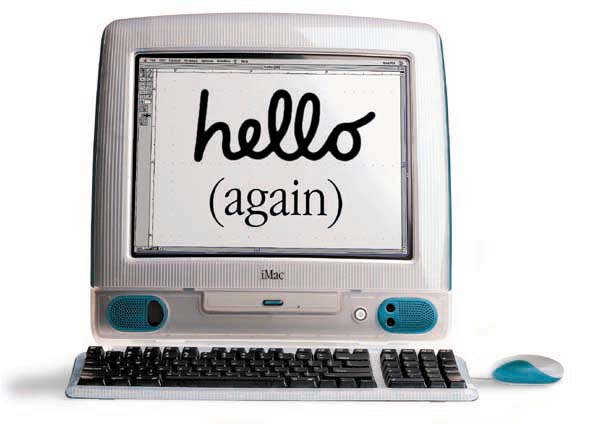 1990年代後半に発売されたApple「iMac G3」。