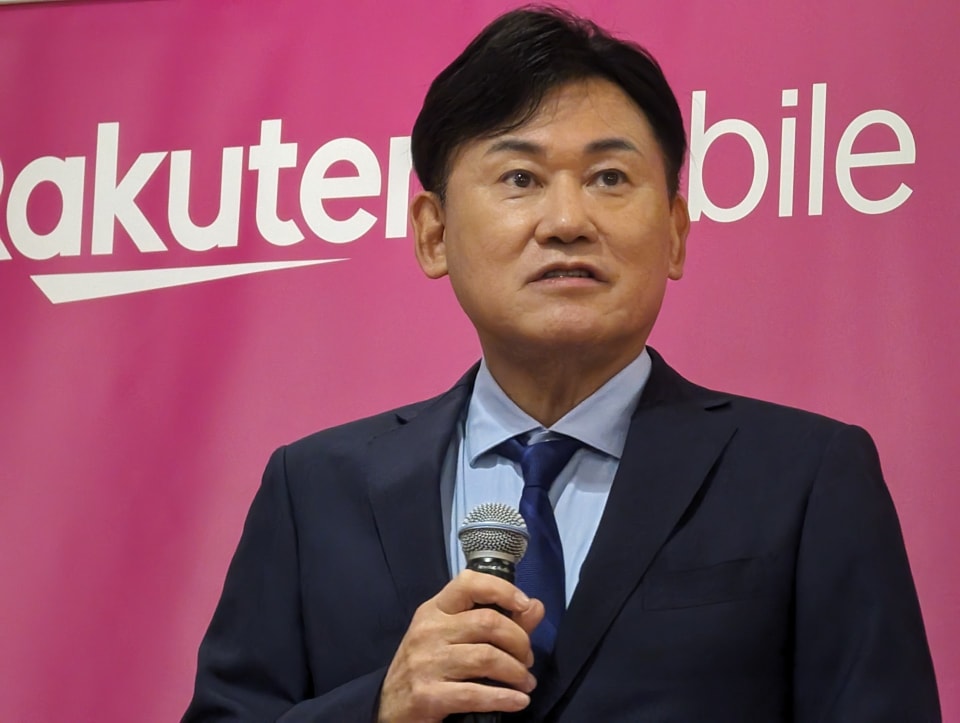 楽天モバイルの三木谷浩史会長（2024年2月撮影）