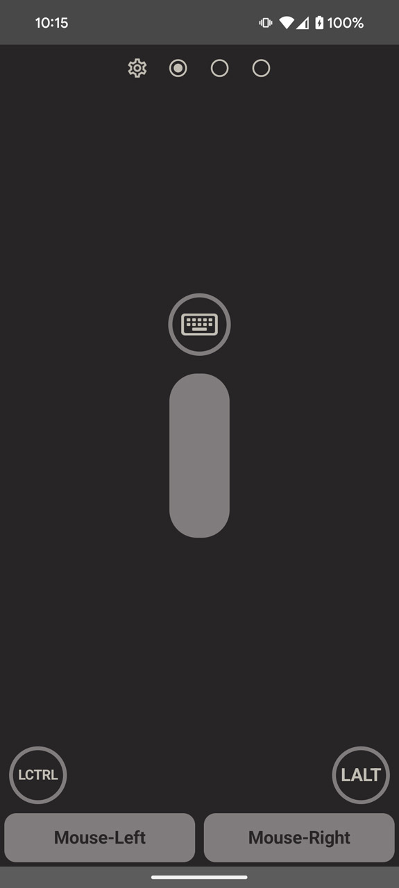 ベーシックなマウス（タッチパッド）のレイアウト