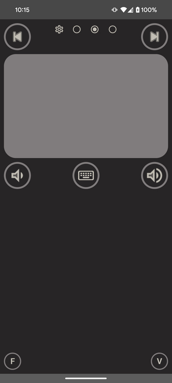 メディアコントロールに向いたレイアウト