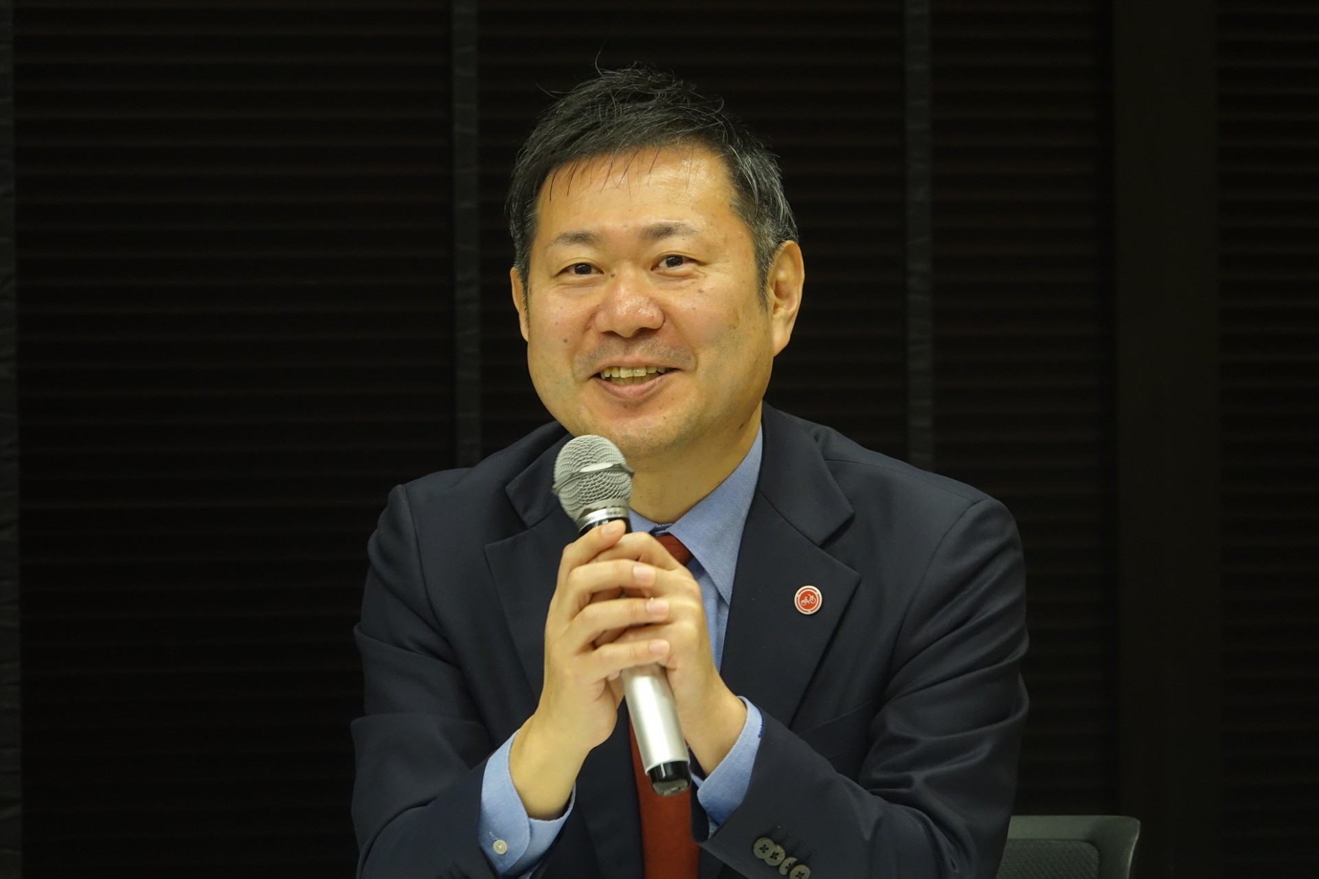 ドコモ・バイクシェア 代表取締役社長の武岡雅則氏