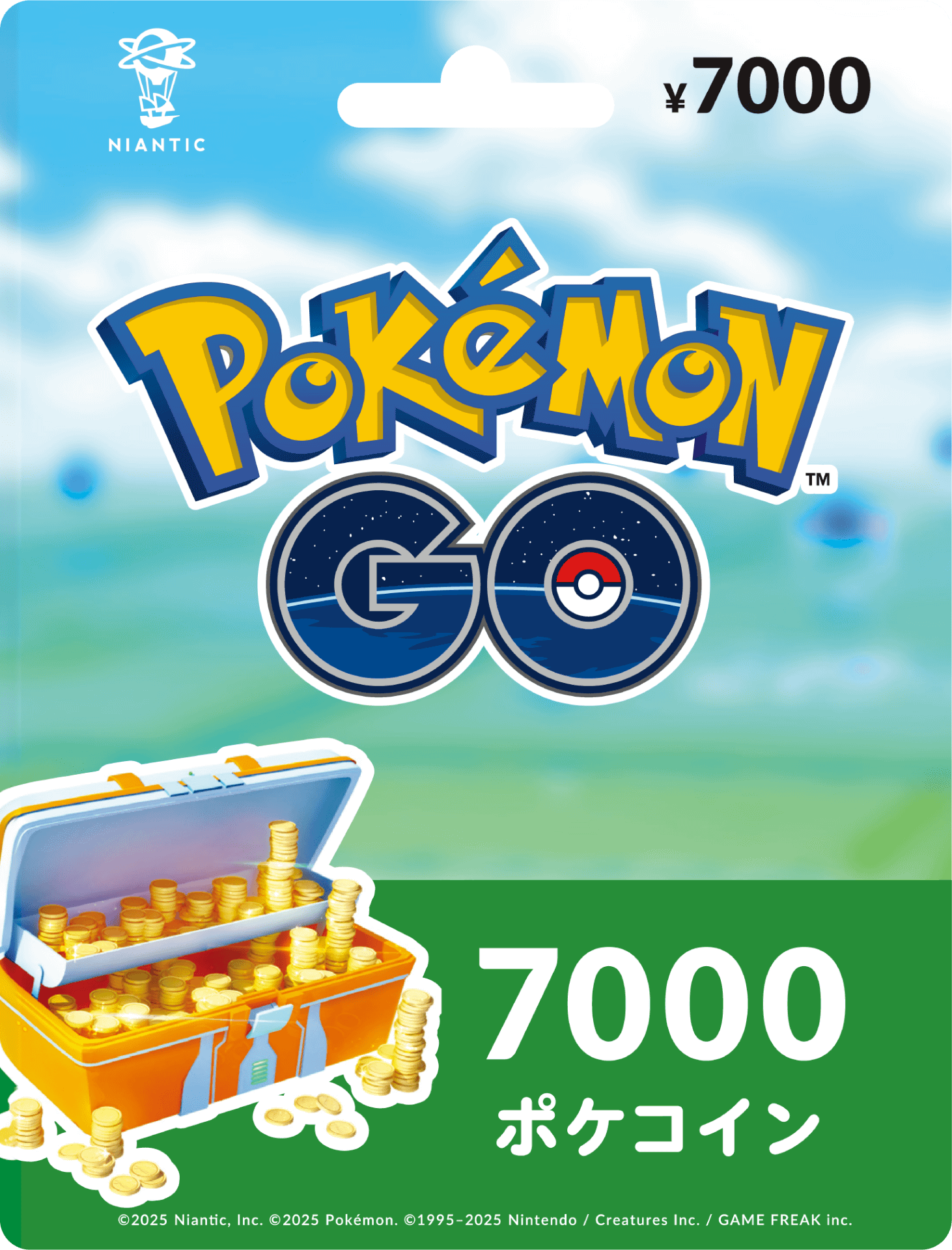 「Pokemon GO ギフトカード」7000ポケコイン分