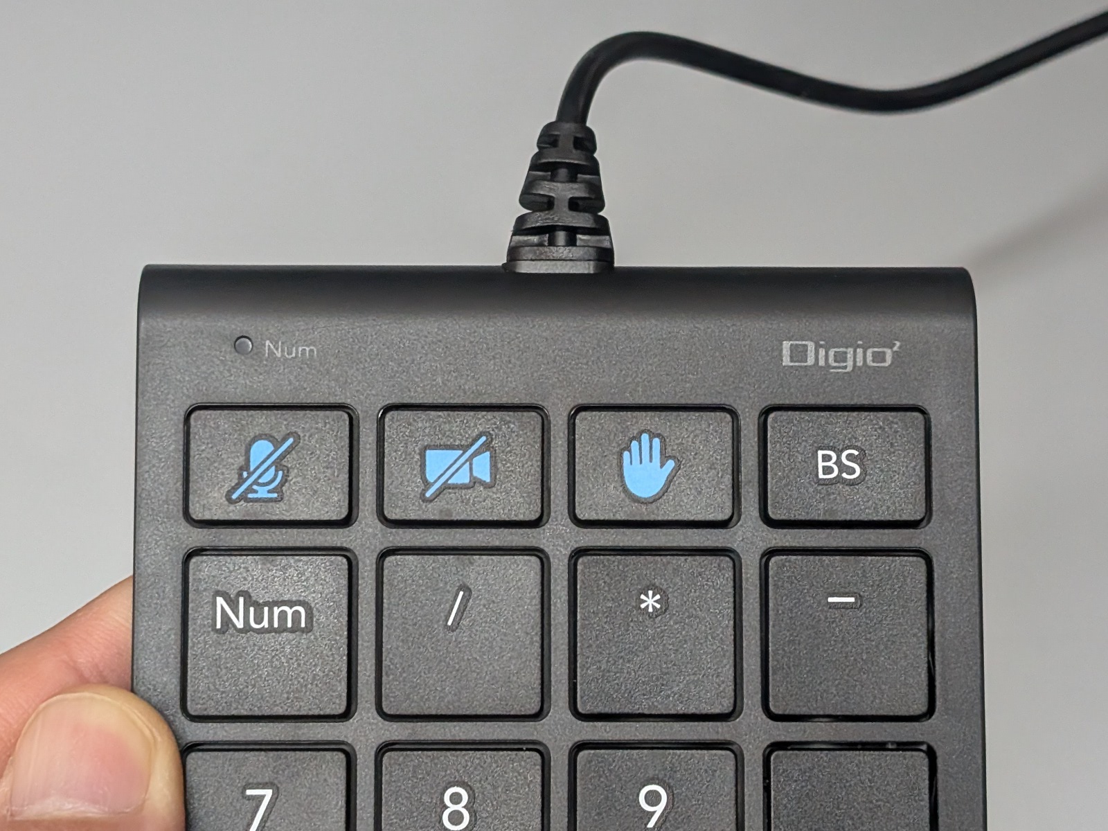 最上段に3つのZoom専用ショートカットを備える