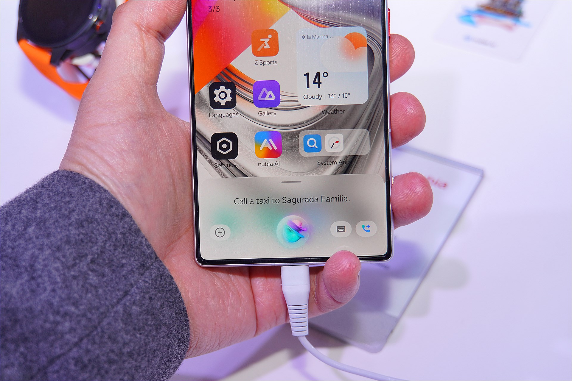 nubia Z70 Ultraに搭載されたAIエージェント