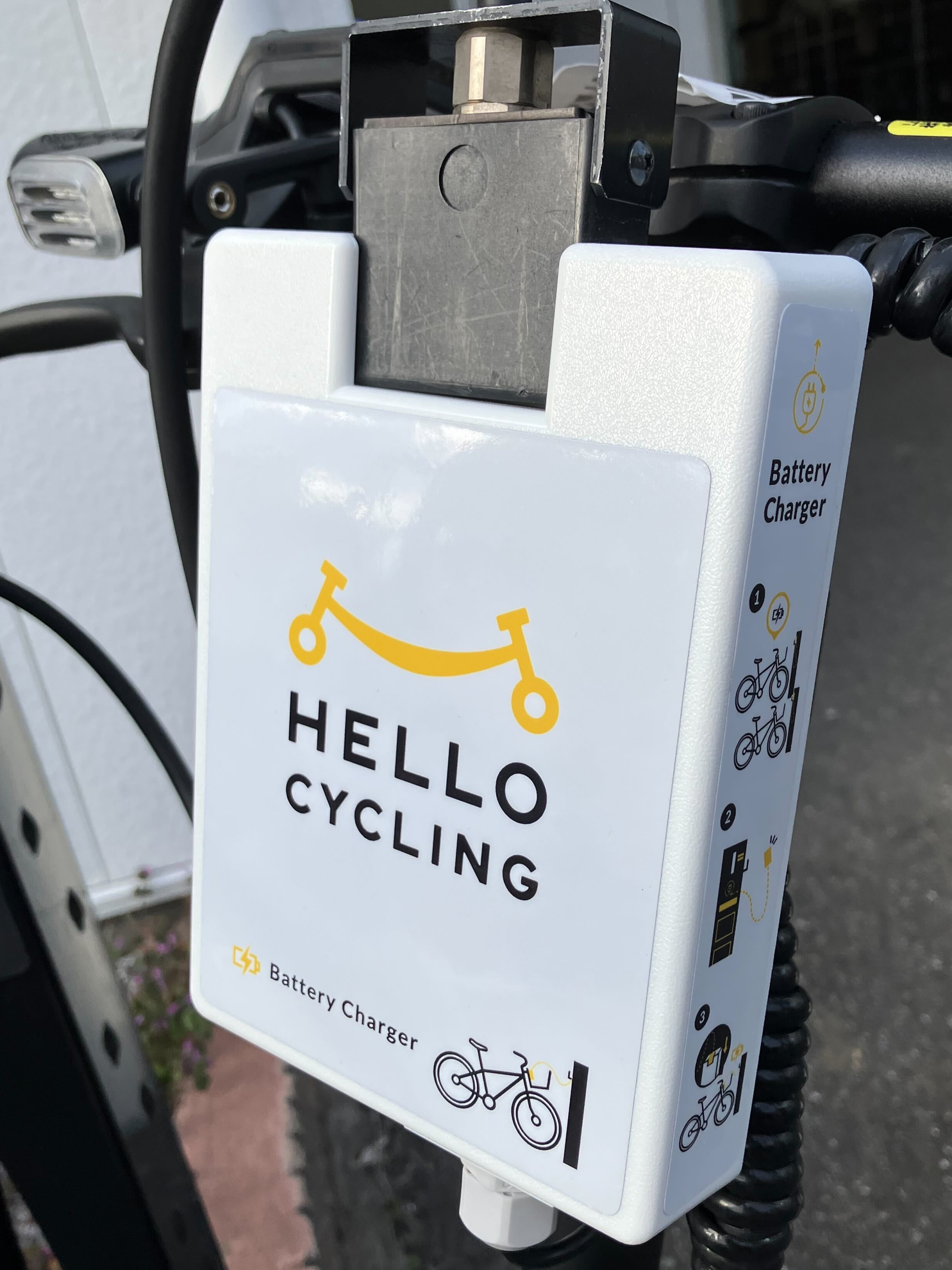 自転車側のレシーバー