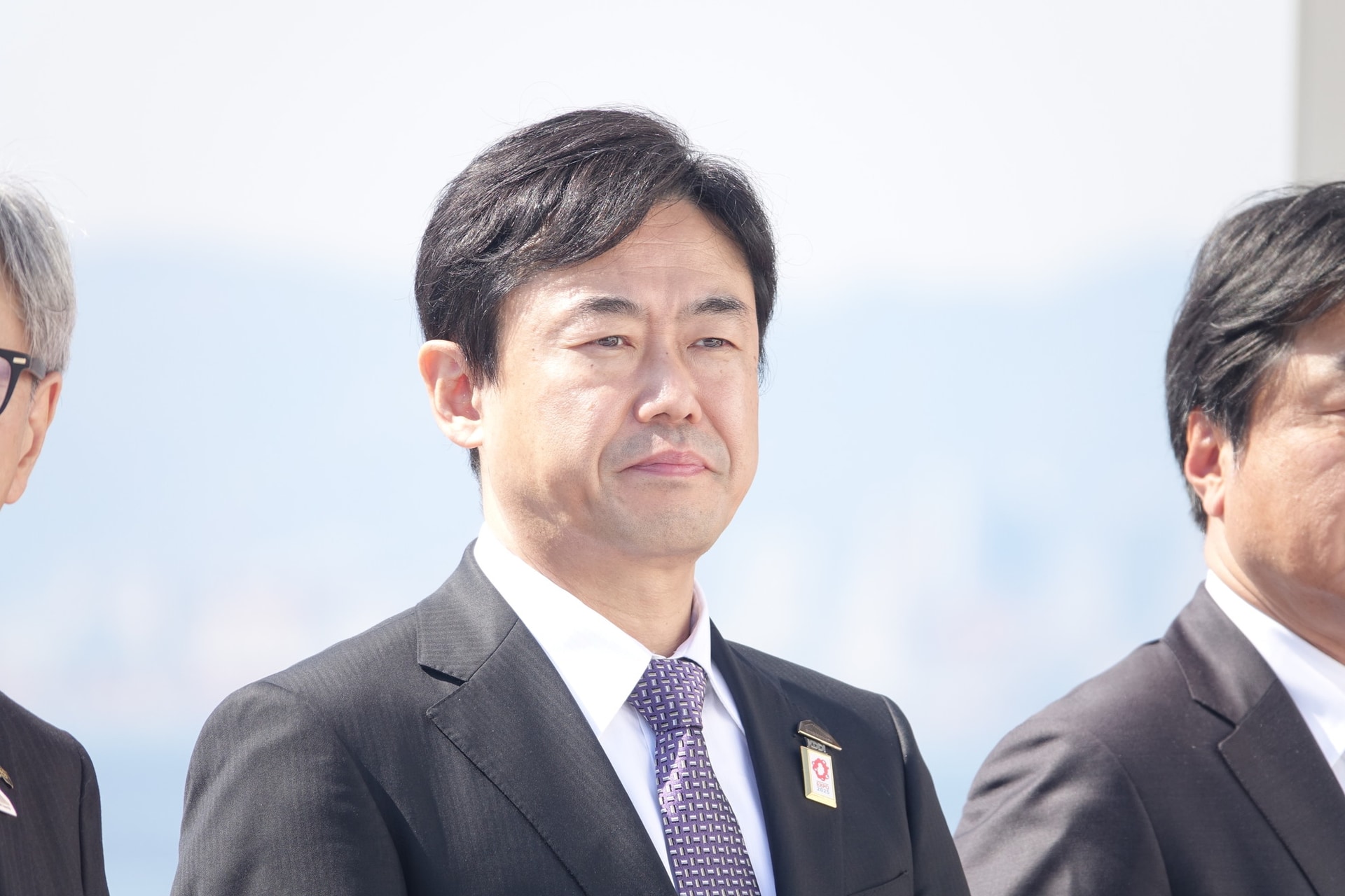 会場には、KDDI次期社長の松田浩路氏の姿も