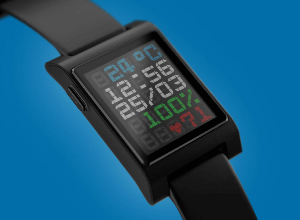 PebbleOS」搭載のスマートウォッチ2機種が発表、電子ペーパー