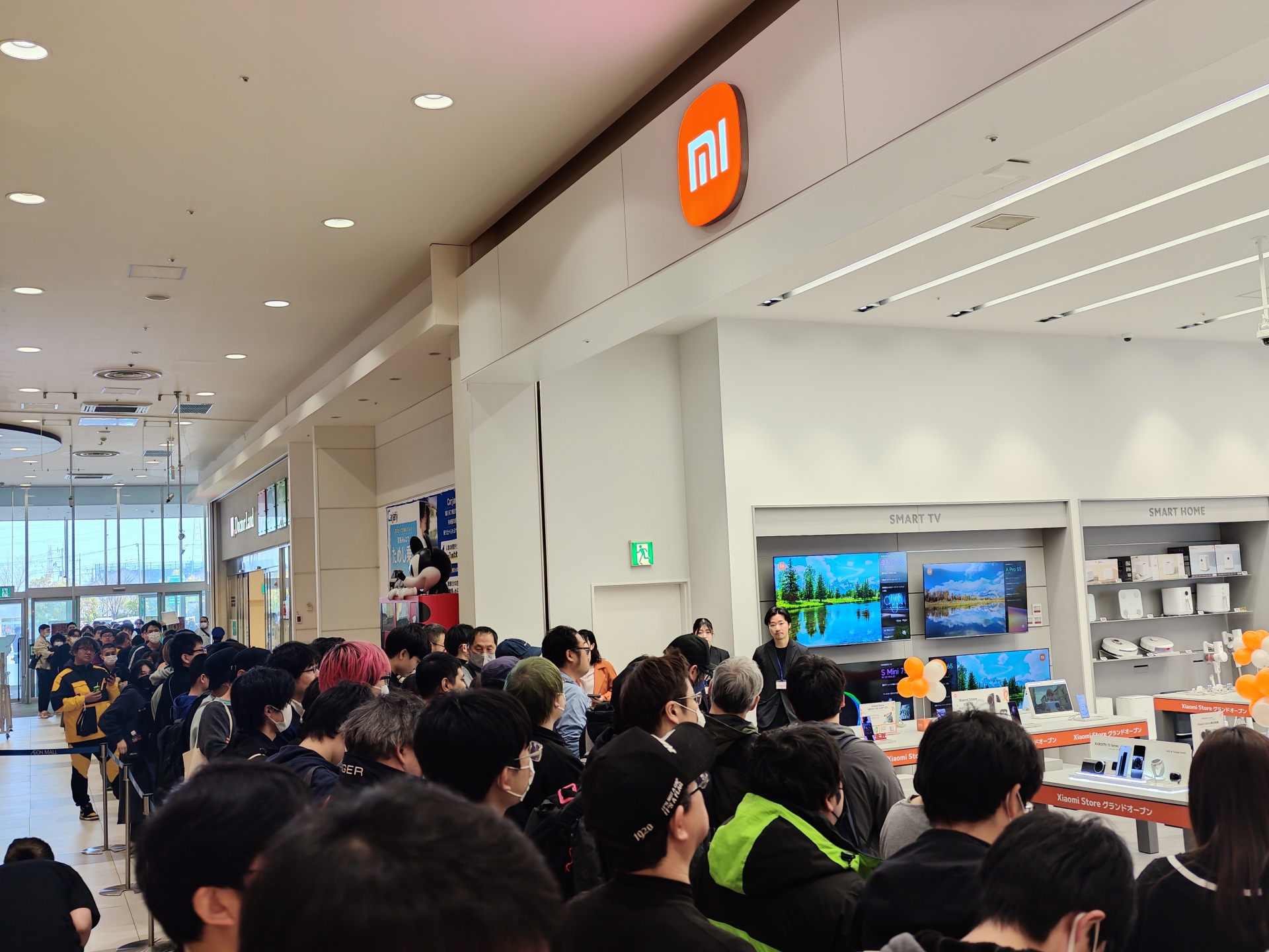 Xiaomi Storeイオンモール浦和美園店グランドオープンの様子