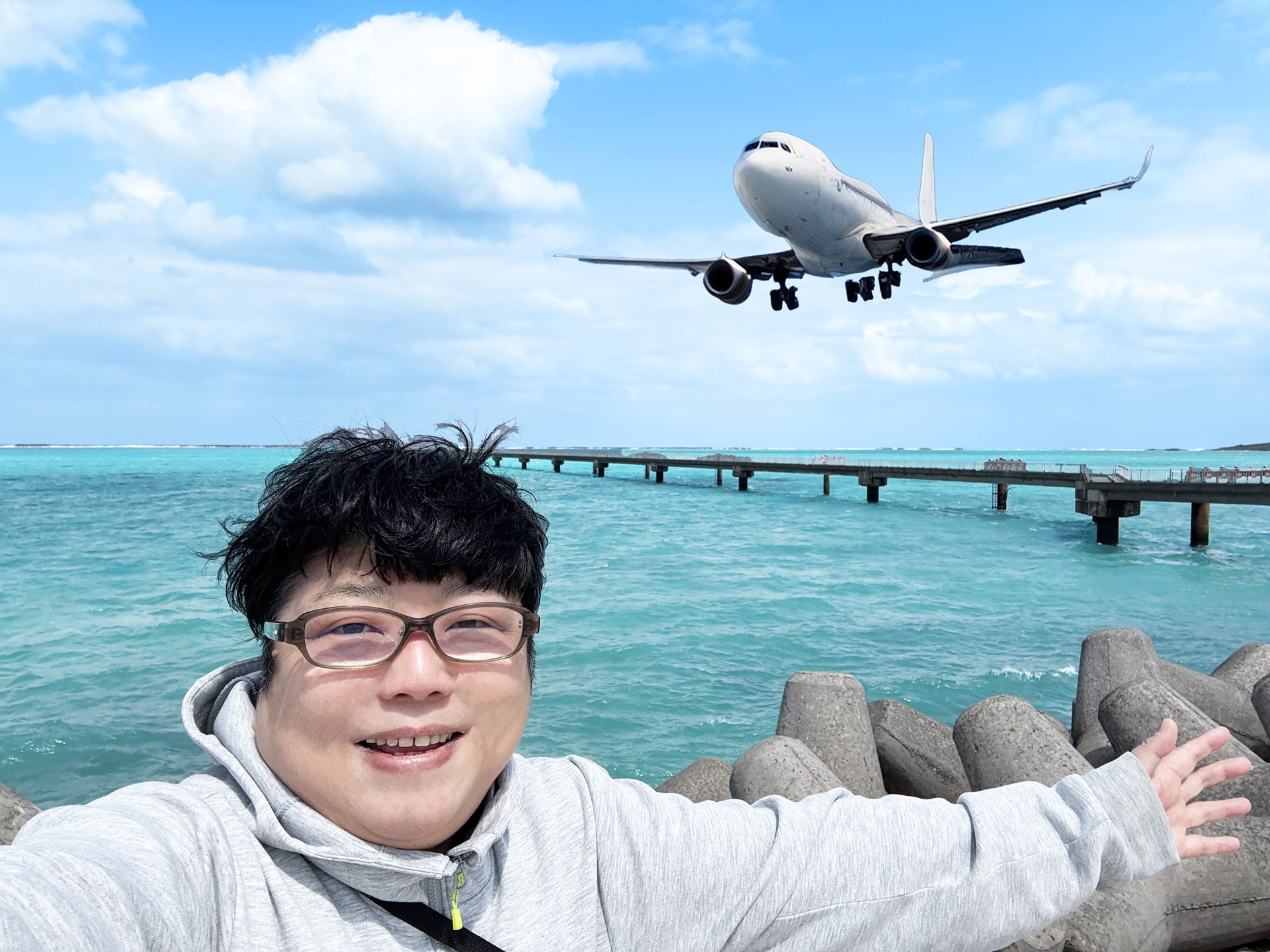 AIの力を借りて、簡単に合成写真を作ることができました